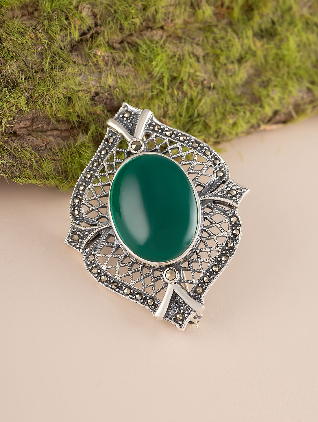 91614 Брошь (Ag 925)