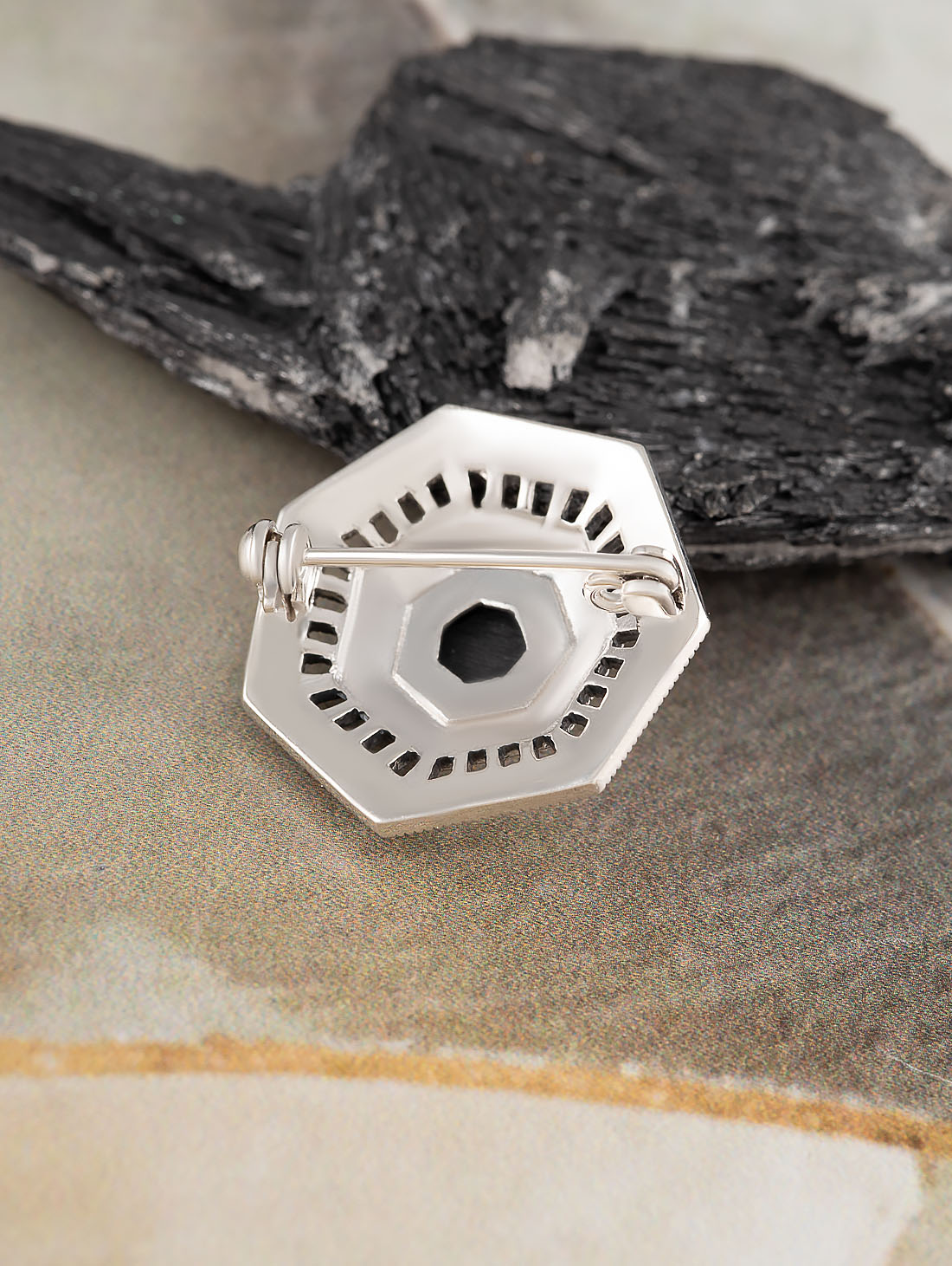 91560 Брошь (Ag 925)