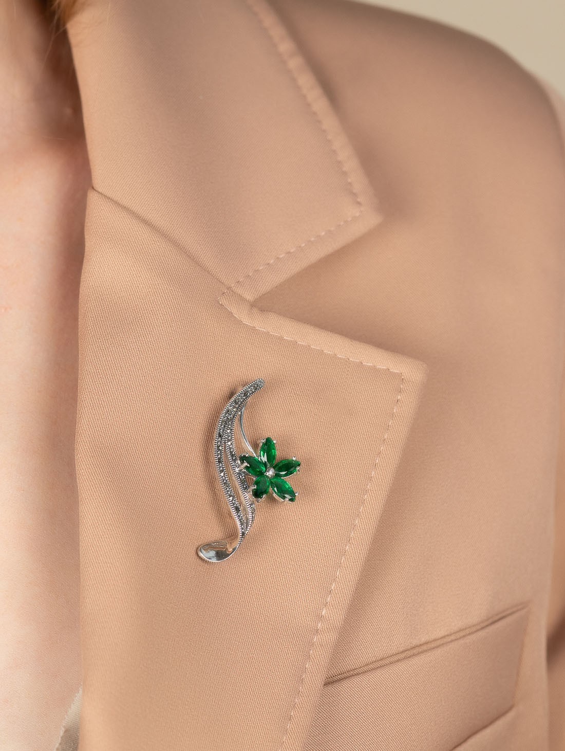 91596 Брошь (Ag 925)