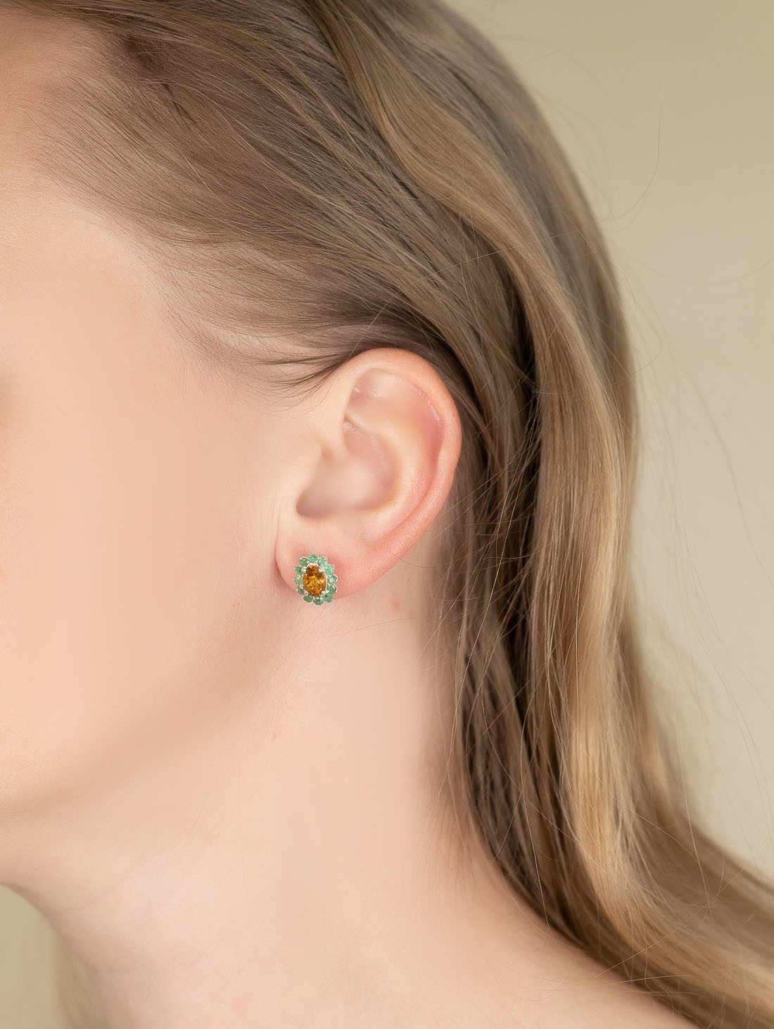 9415 Серьги пуссеты (Ag 925)