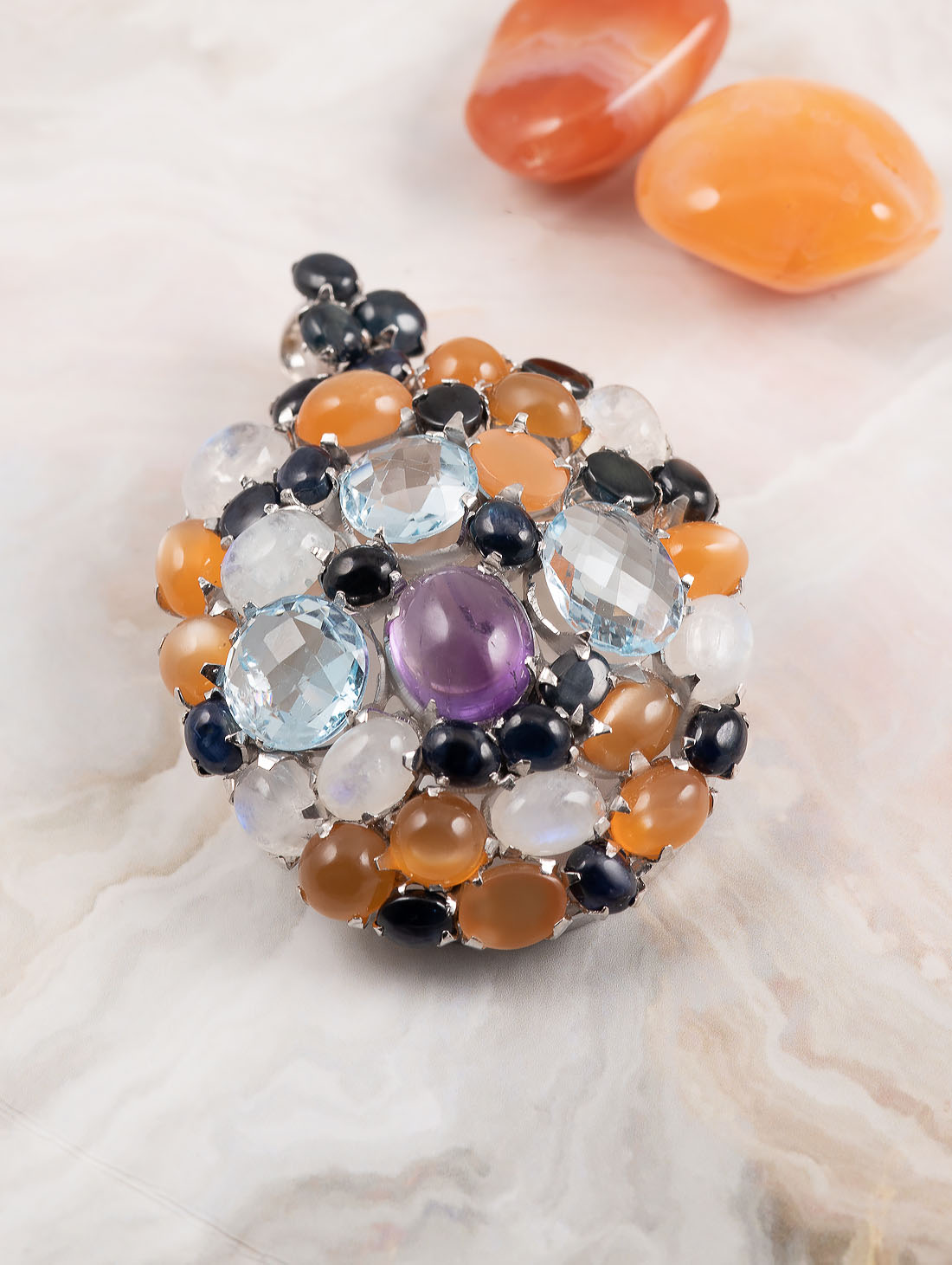 042346 Брошь-кулон (Ag 925)