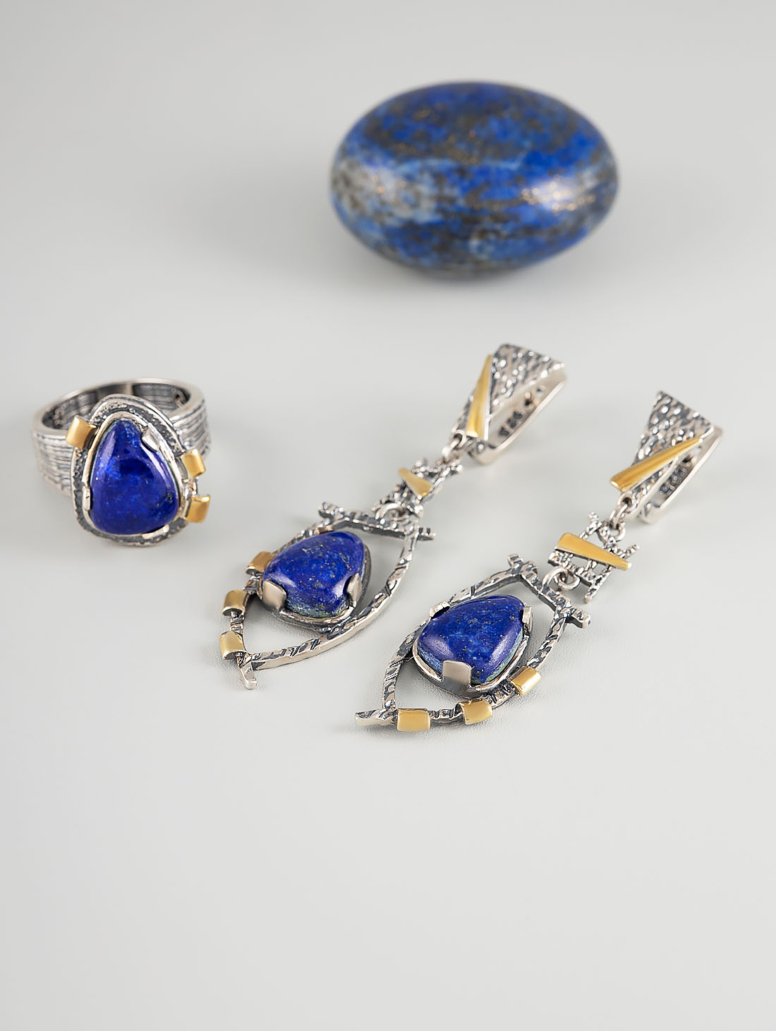 Rrr1462z Лазурит Кольцо (Ag 925)