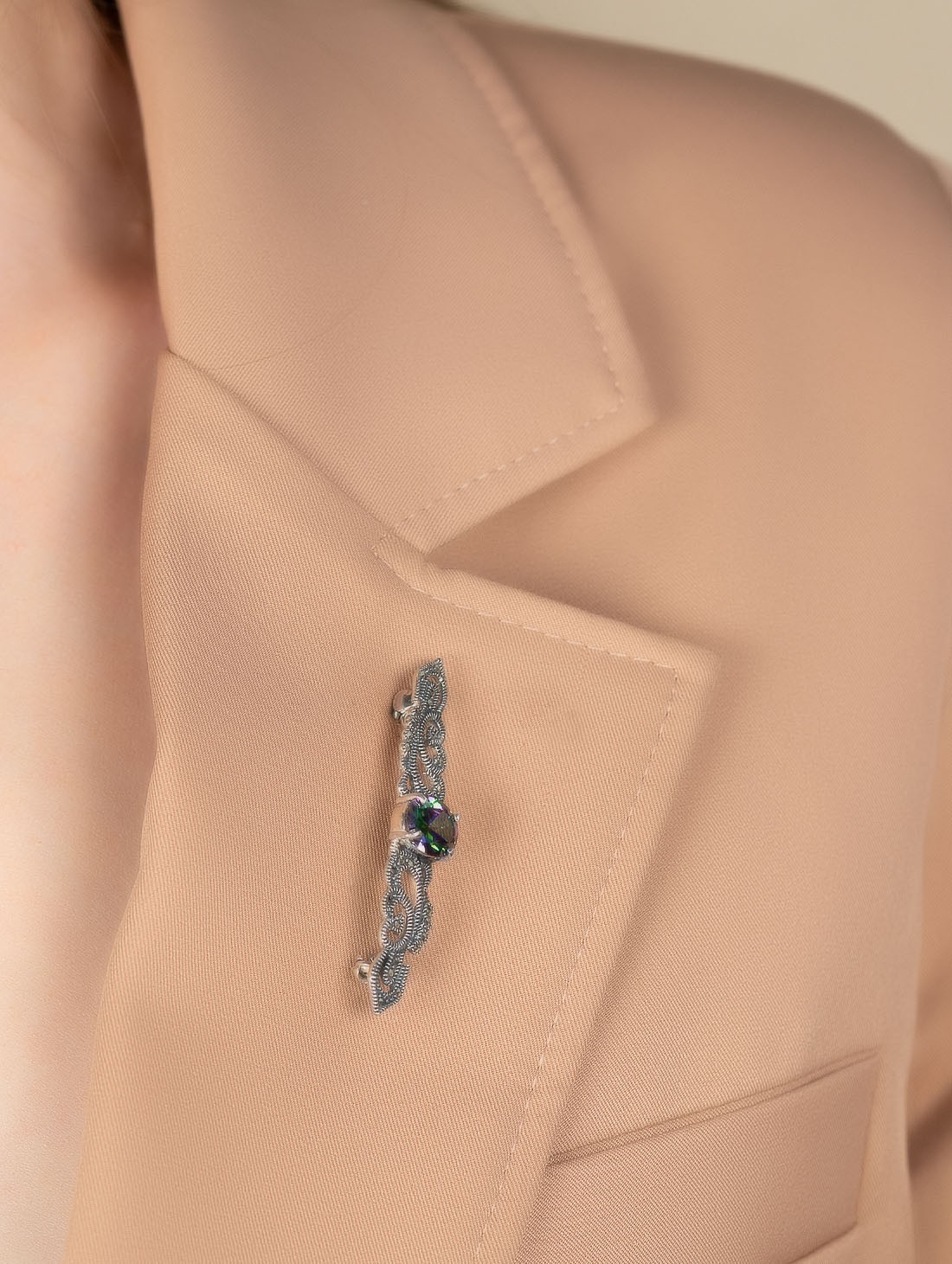 91647 Брошь (Ag 925)