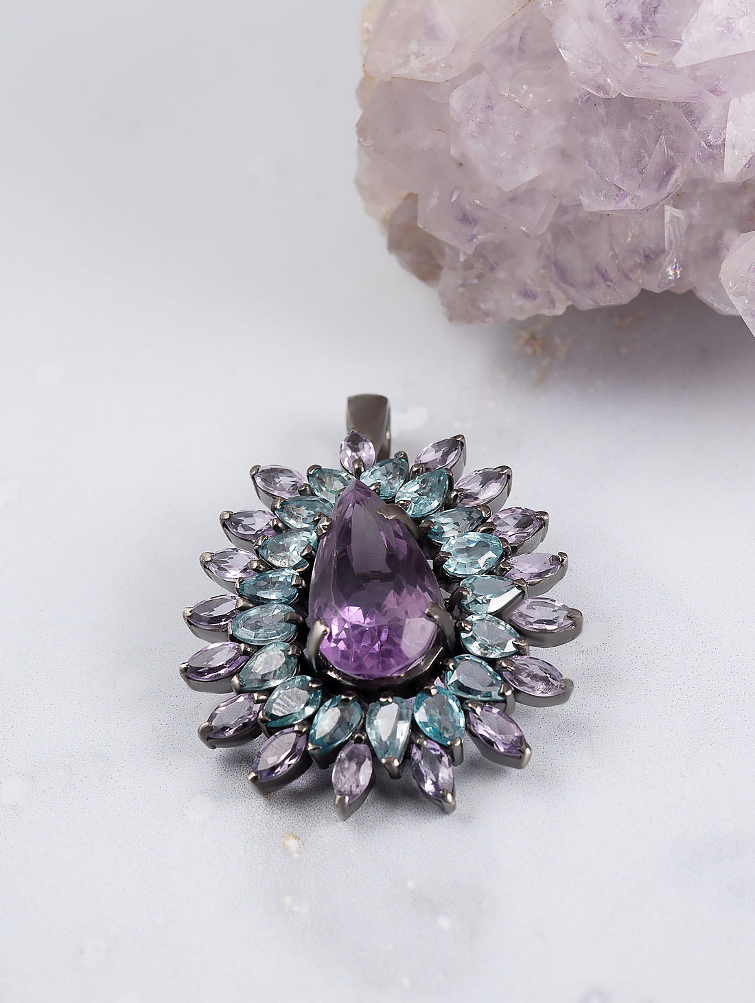 042378 Брошь-кулон (Ag 925)