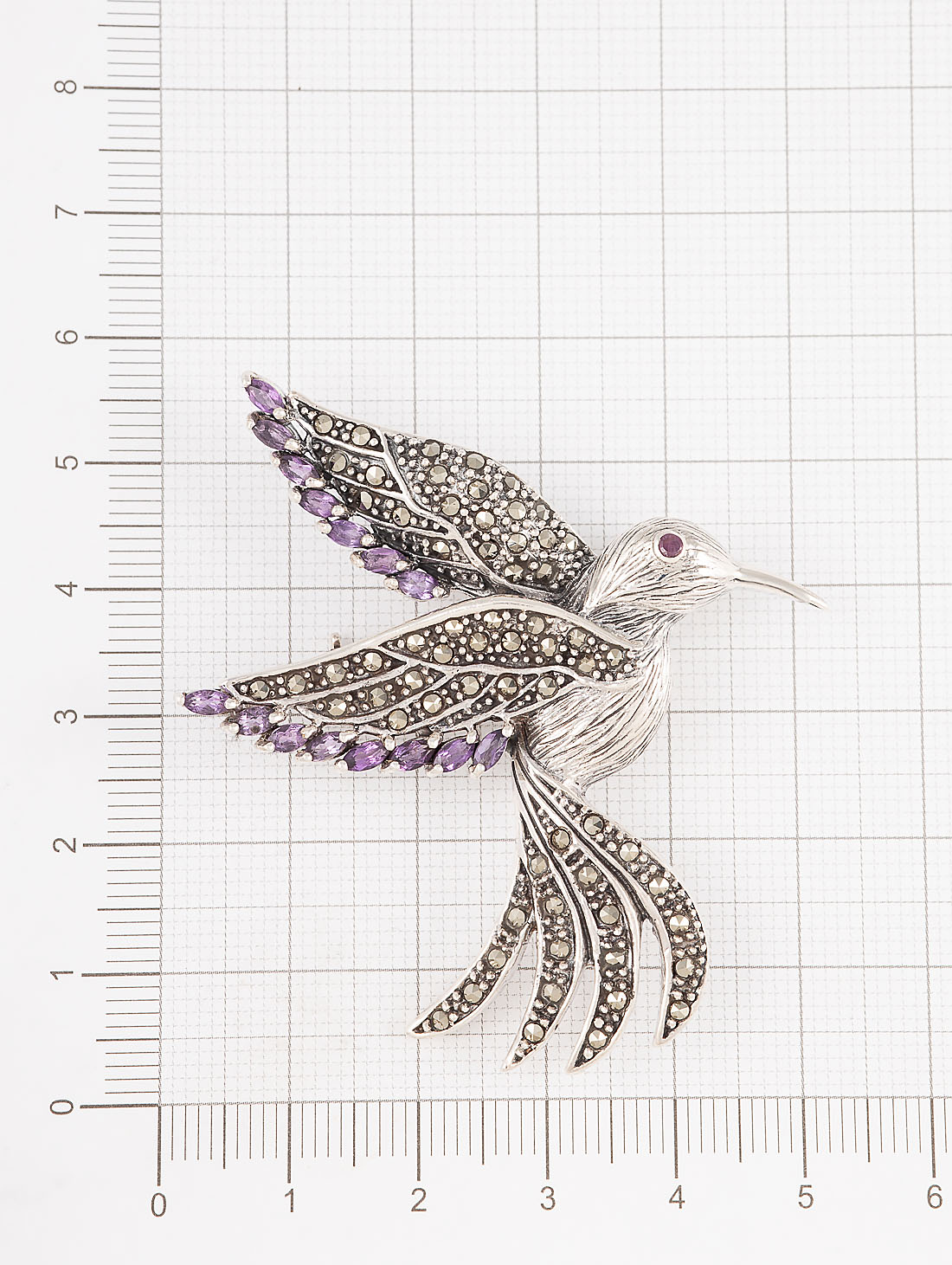 91588 Брошь (Ag 925)