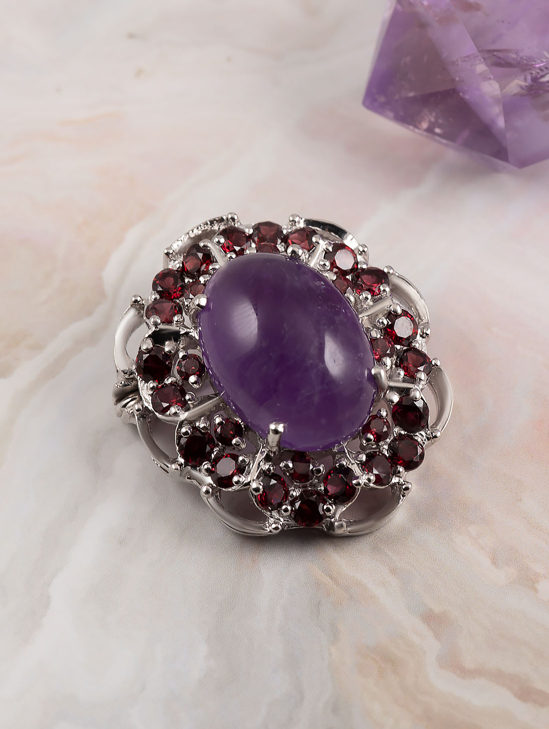 042399 Брошь-кулон (Ag 925)