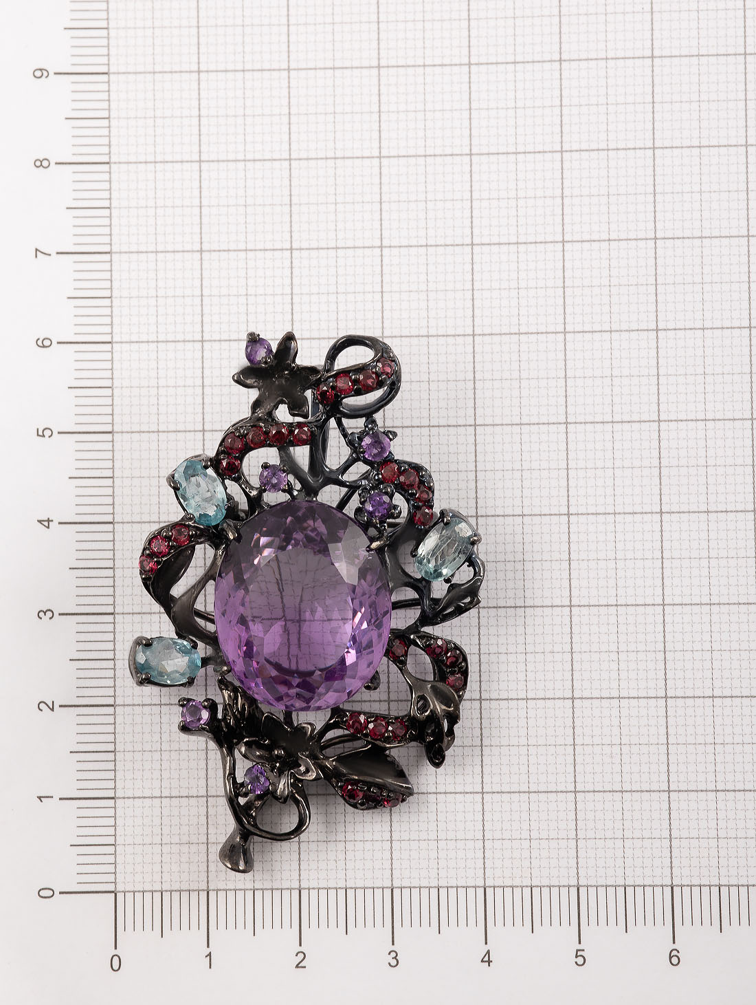 042370 Брошь-кулон (Ag 925)