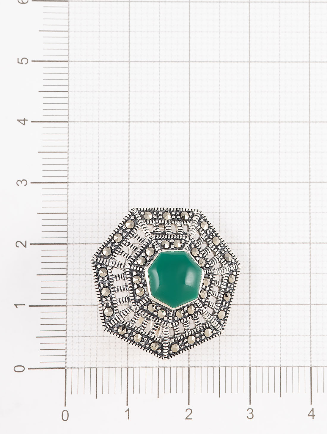 91561 Брошь (Ag 925)