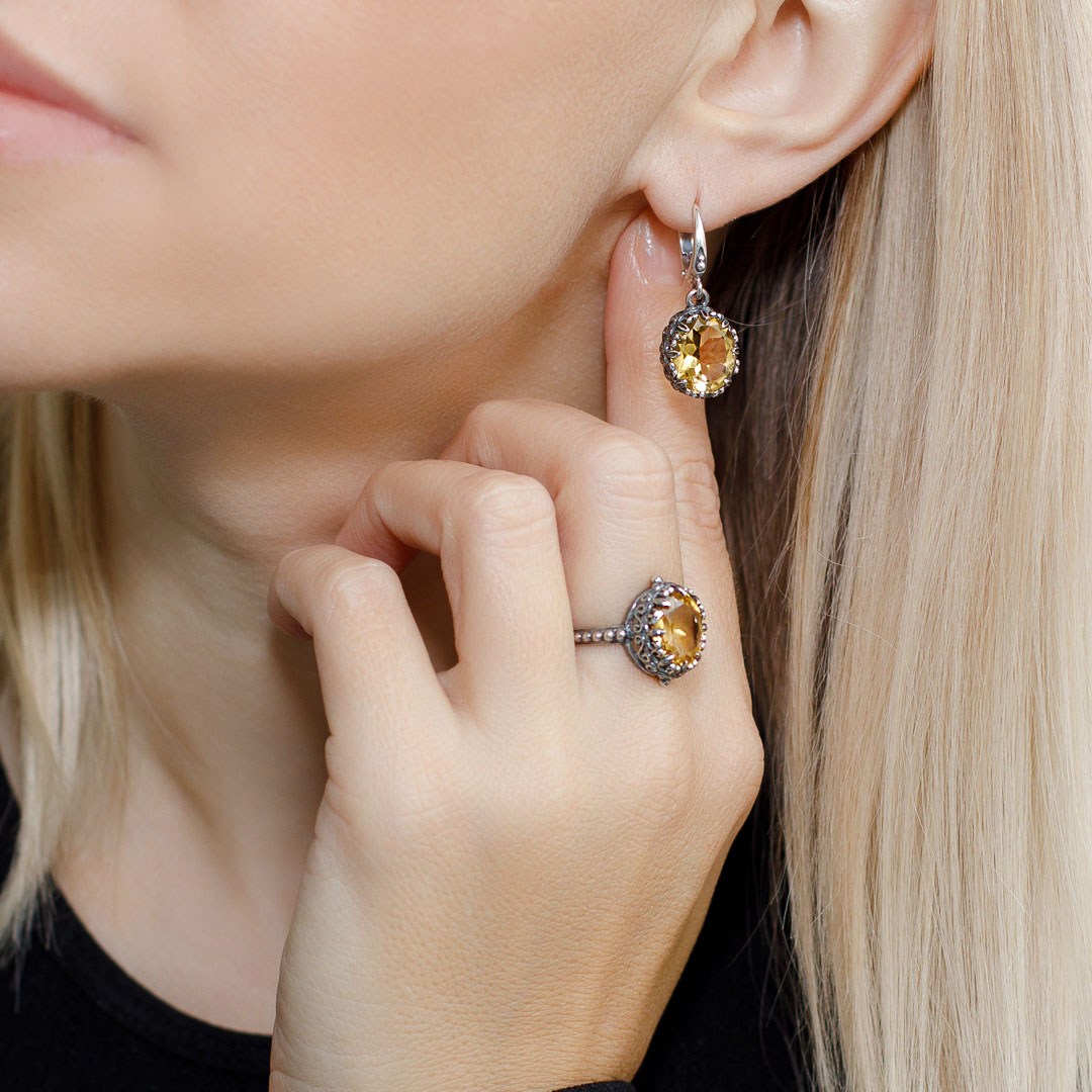 055940 Серьги (Ag 925)