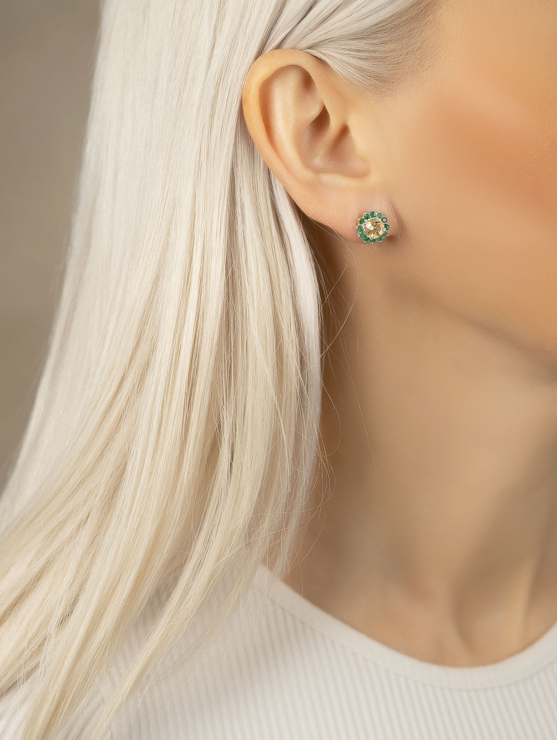 9289 Серьги пуссеты (Ag 925)