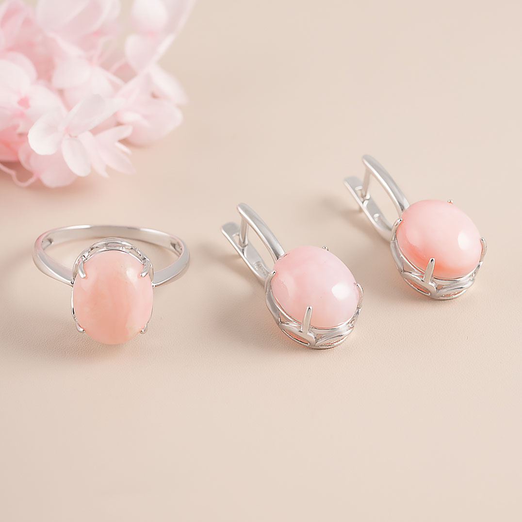 0584R Опал Кольцо (Ag 925)