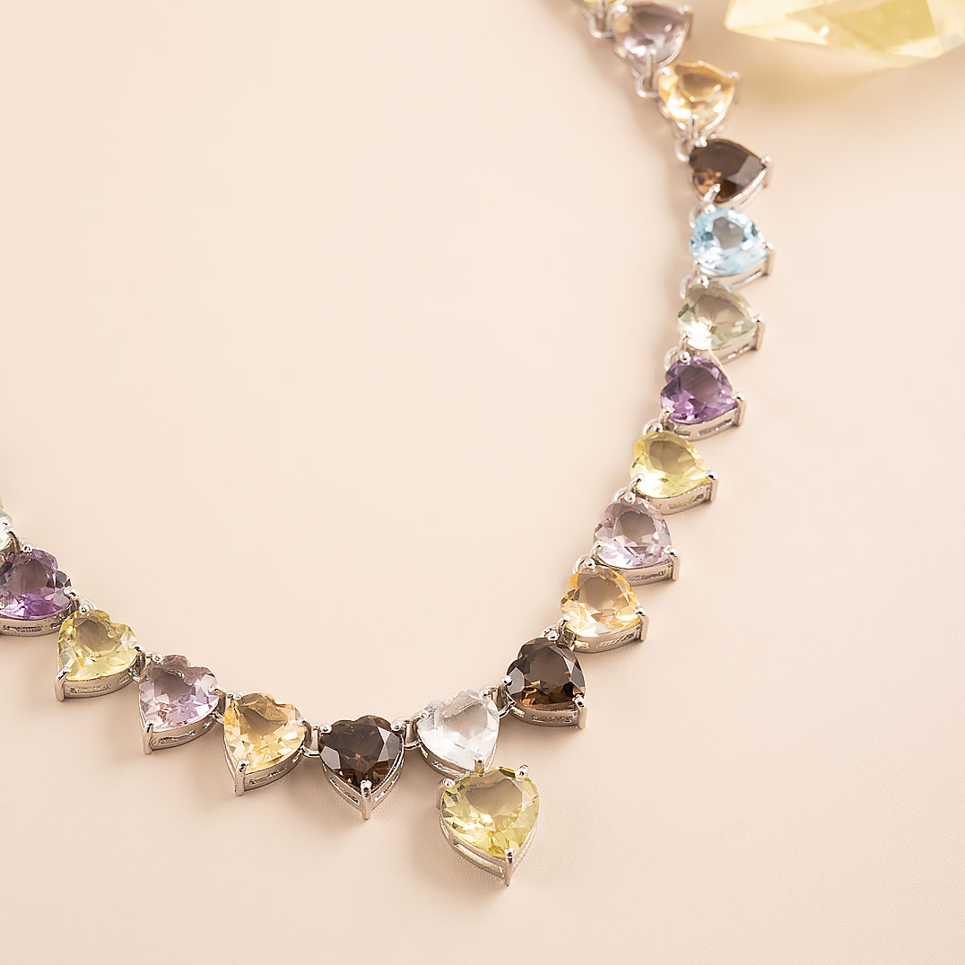 1300123 Колье (Ag 925)