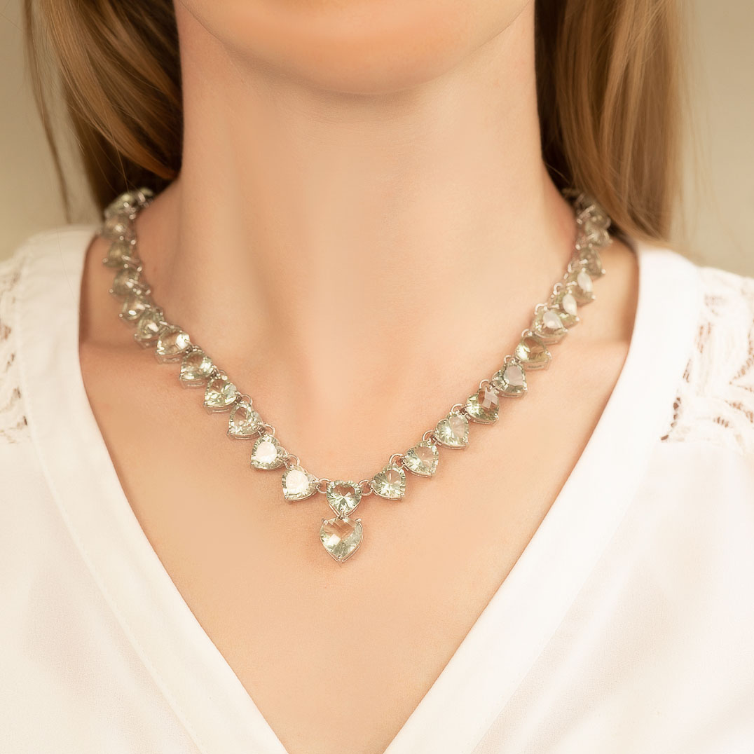 1300121 Колье (Ag 925)