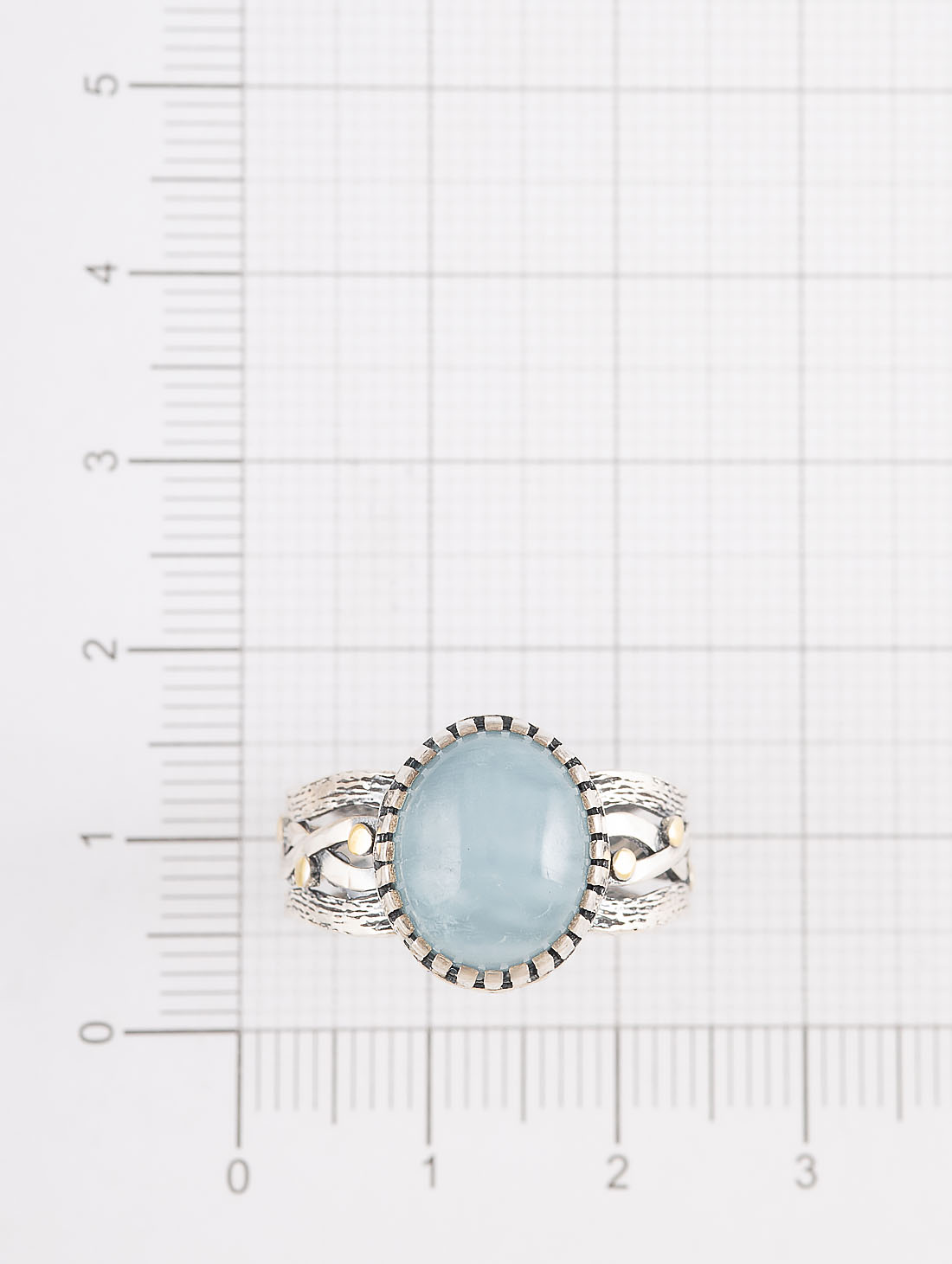 Rrr1497z Аквамарин Кольцо (Ag_925)