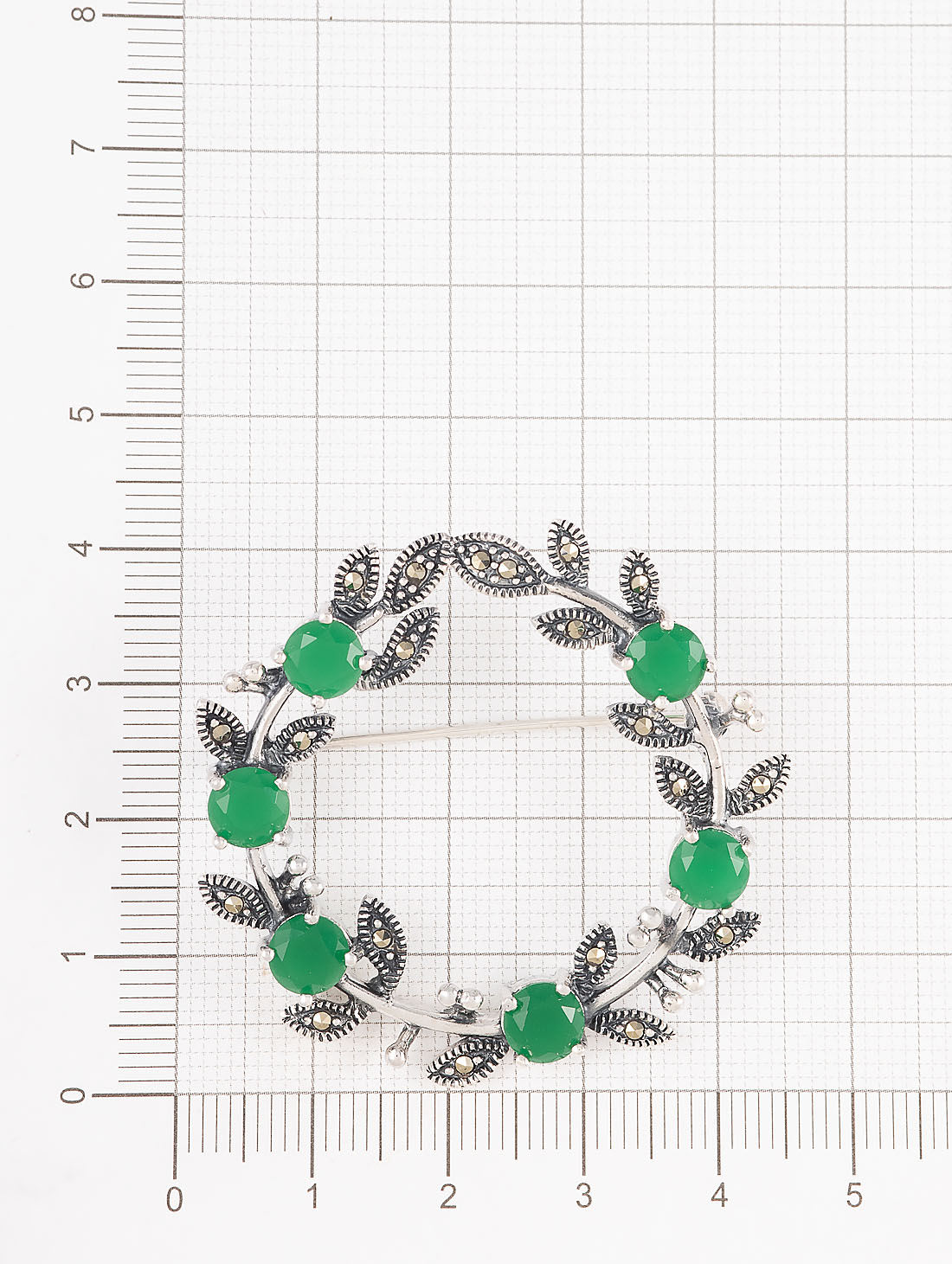 91576 Брошь (Ag 925)