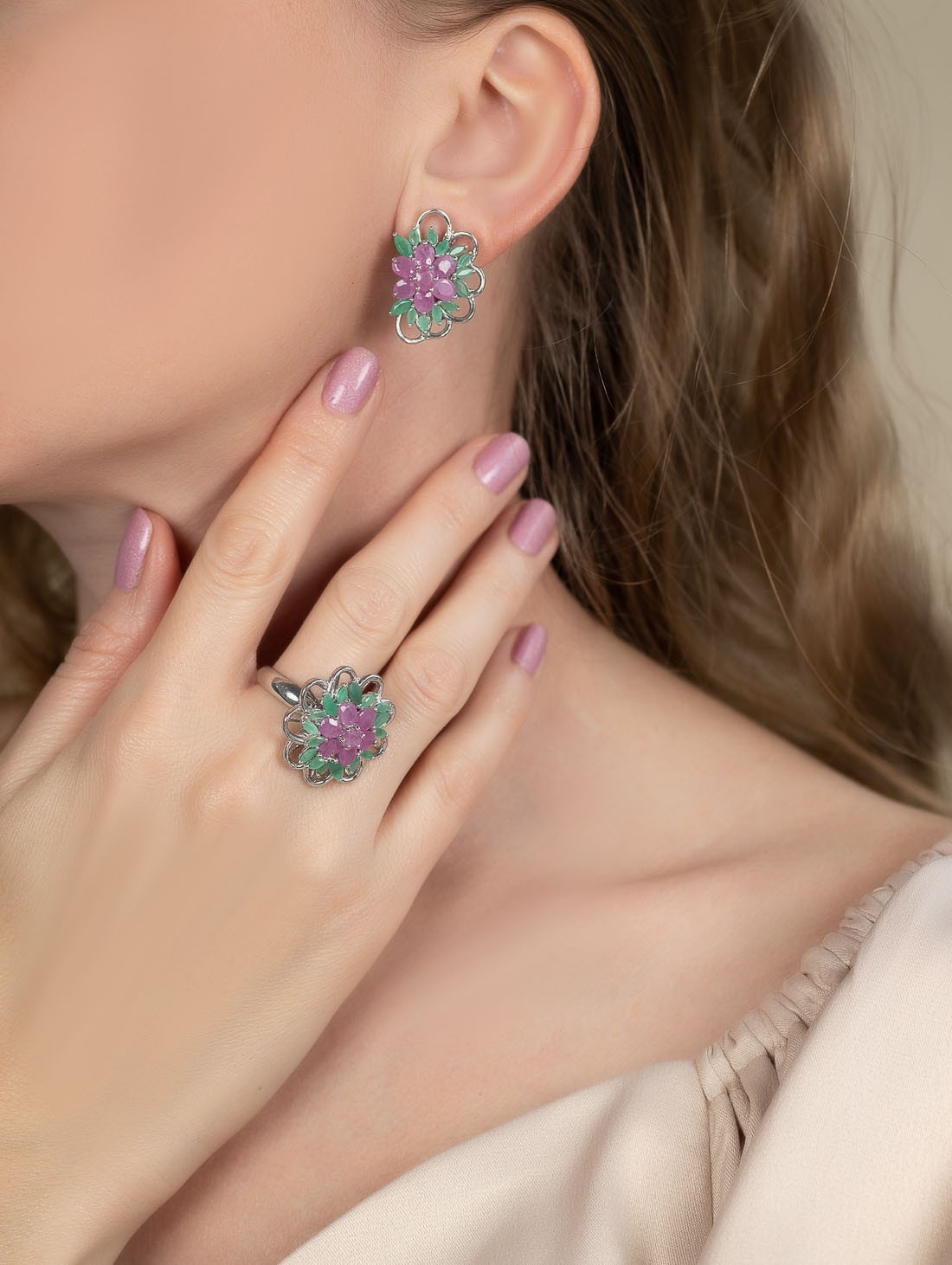 032234 Кольцо (Ag 925)