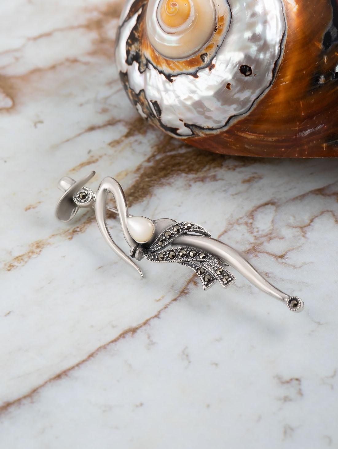 91645 Брошь (Ag 925)