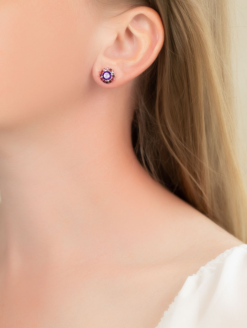 100974 Серьги пуссеты (Ag 925)
