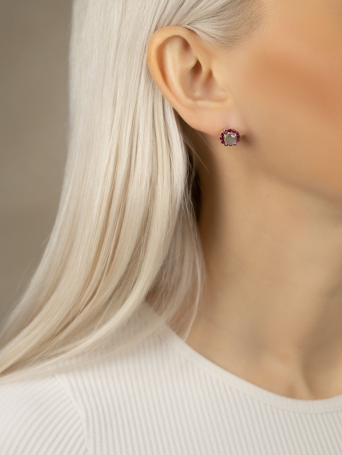 9433 Серьги пуссеты (Ag 925)