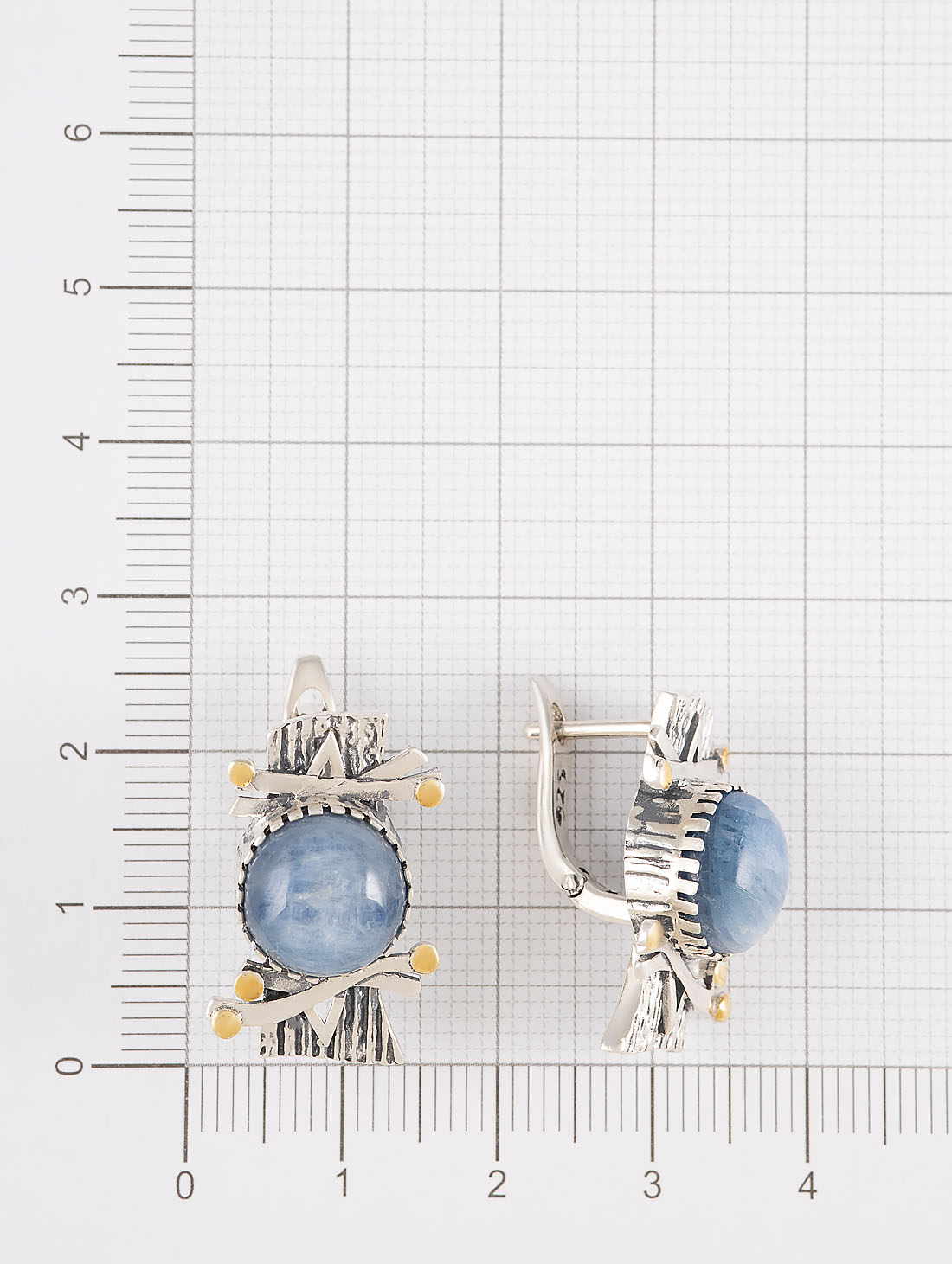 Err1491z Кианит Серьги (Ag 925)