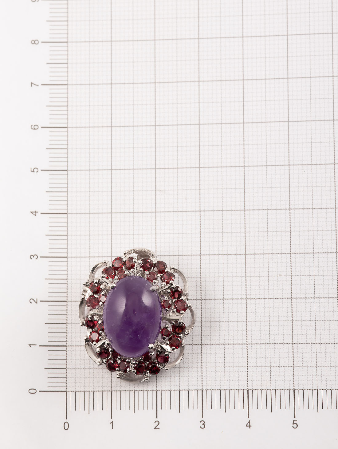 042399 Брошь-кулон (Ag 925)