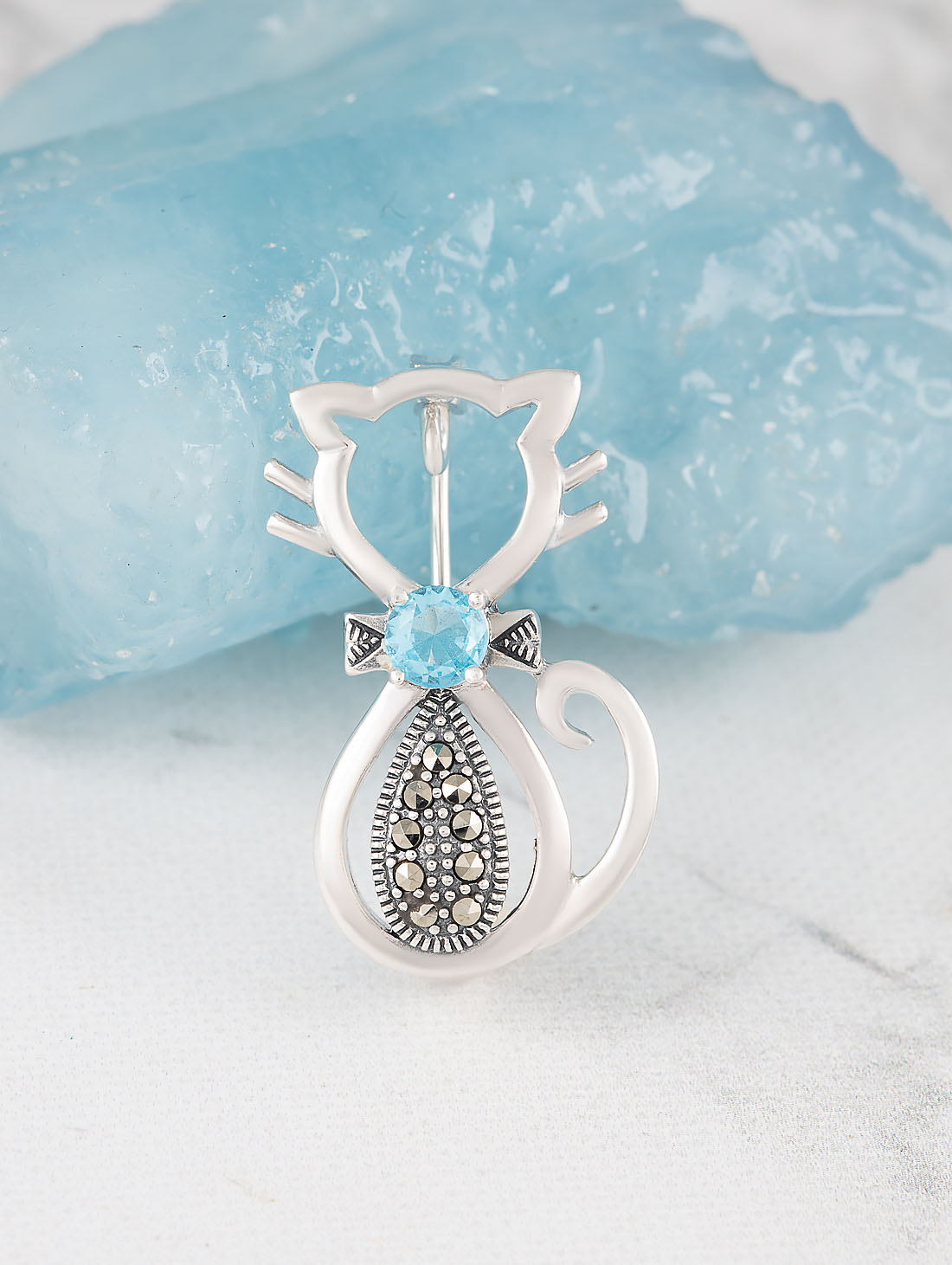 91658 Брошь (Ag 925)