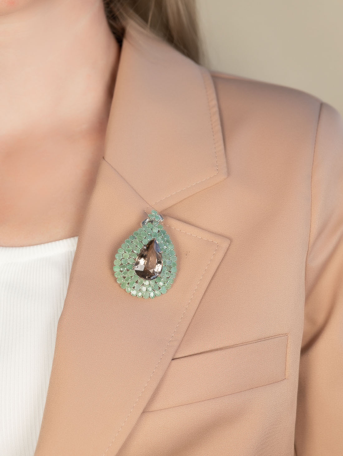 042333 Брошь-кулон (Ag 925)