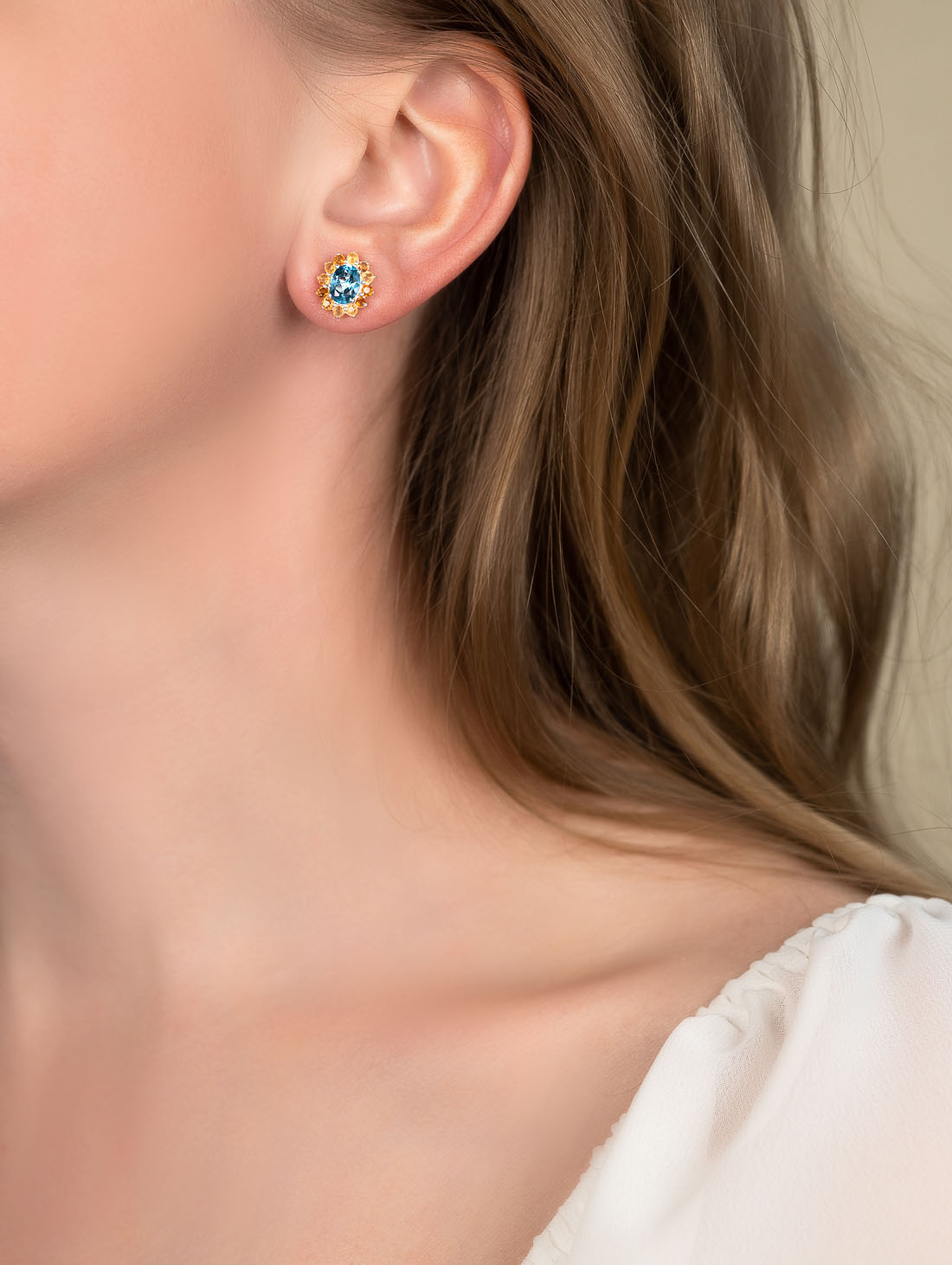 9519 Серьги пуссеты (Ag 925)