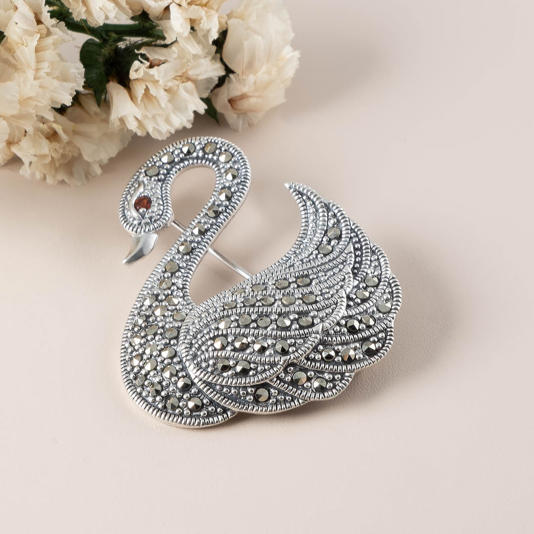 02097 Брошь-кулон (Ag 925)