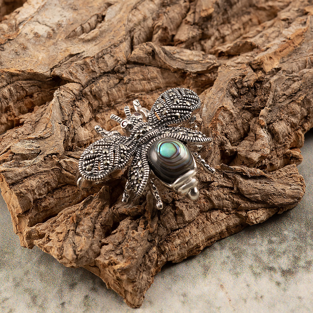 080123 Брошь (Ag 925)