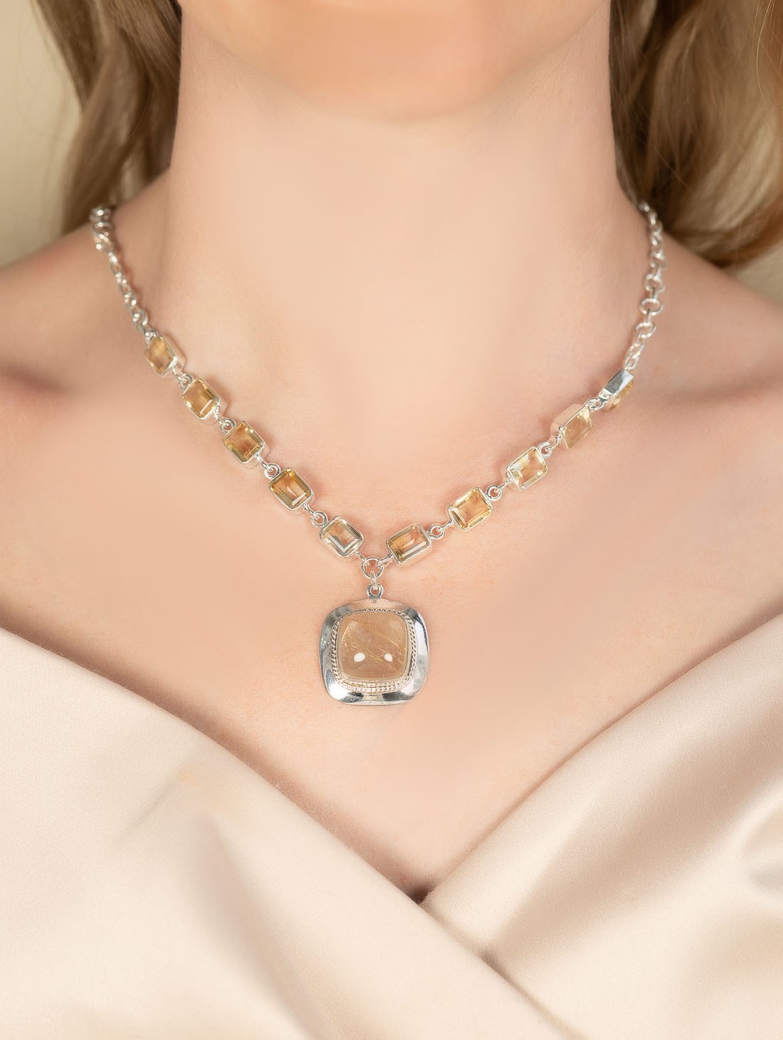 98851 Колье (Ag 925)