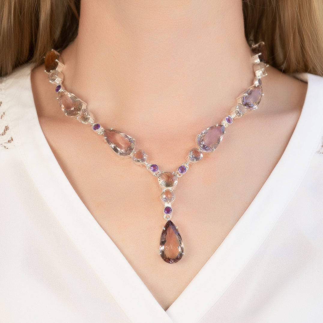 1300136 Колье (Ag 925)