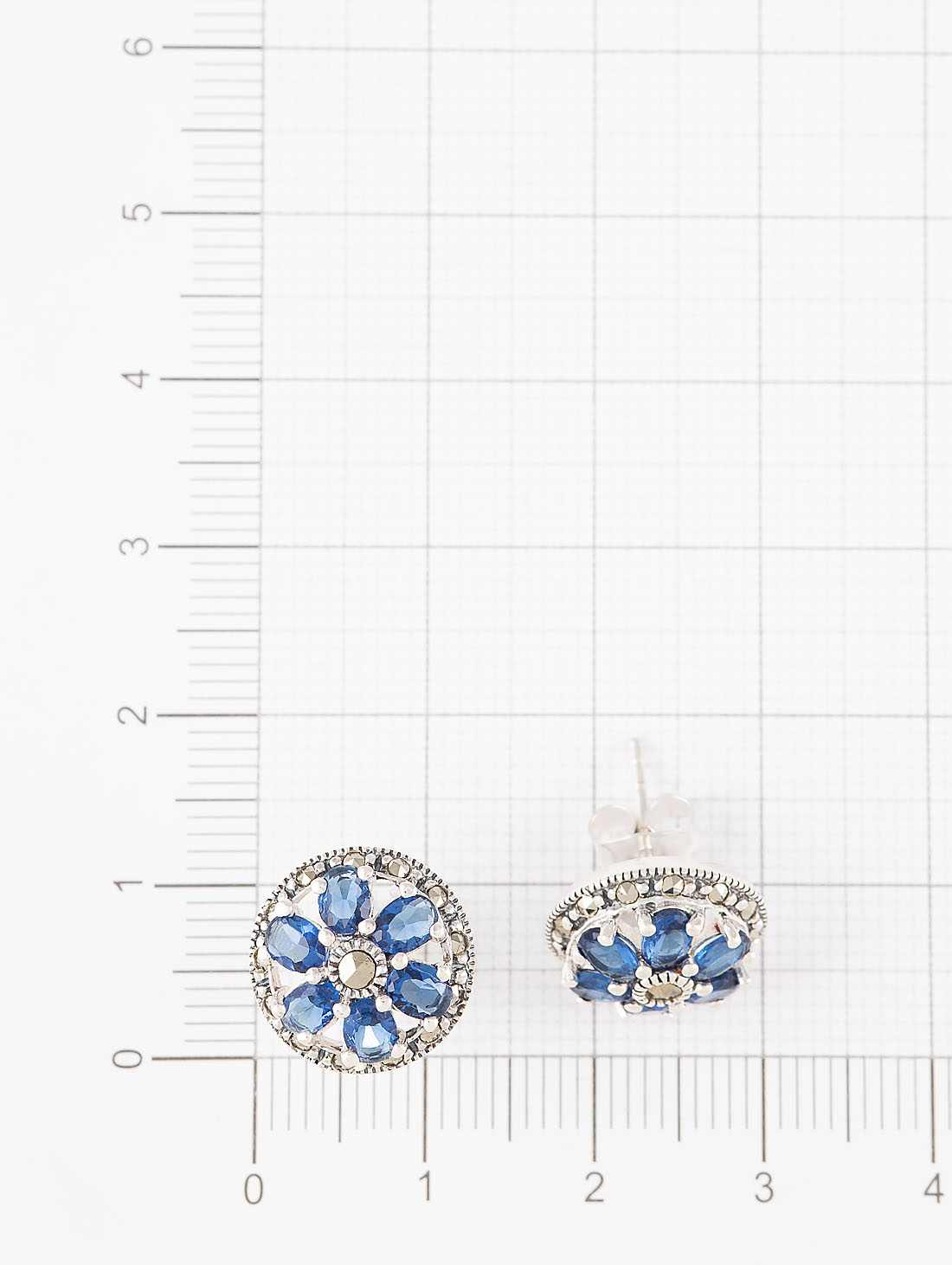 300202 Серьги пуссеты (Ag 925)