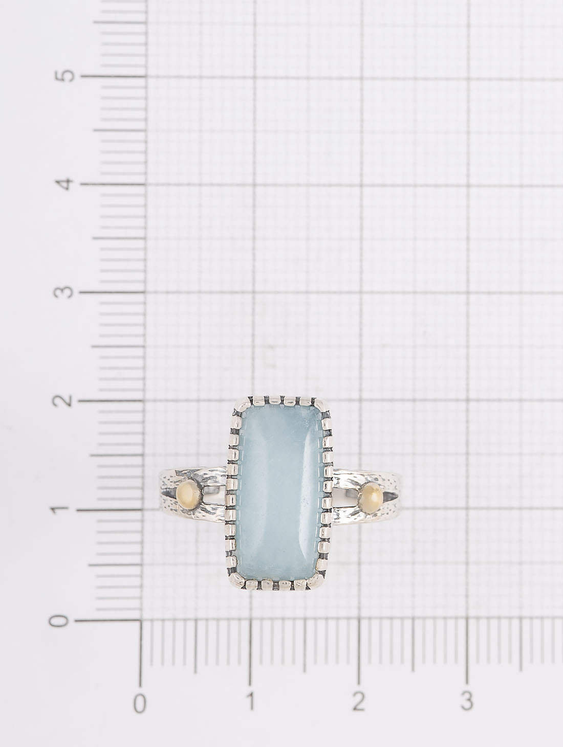 Rrr1481z Аквамарин Кольцо (Ag 925)