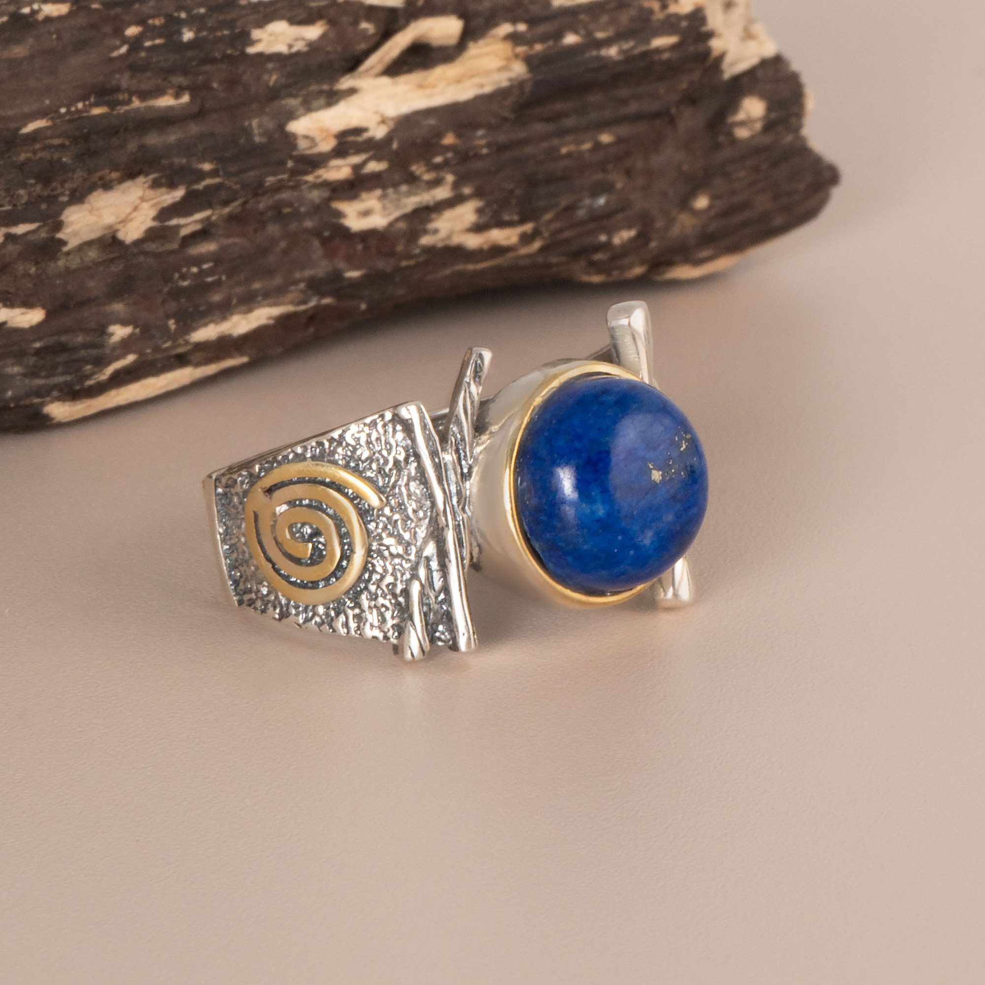 Rrr1182z Лазурит Кольцо (Ag 925)