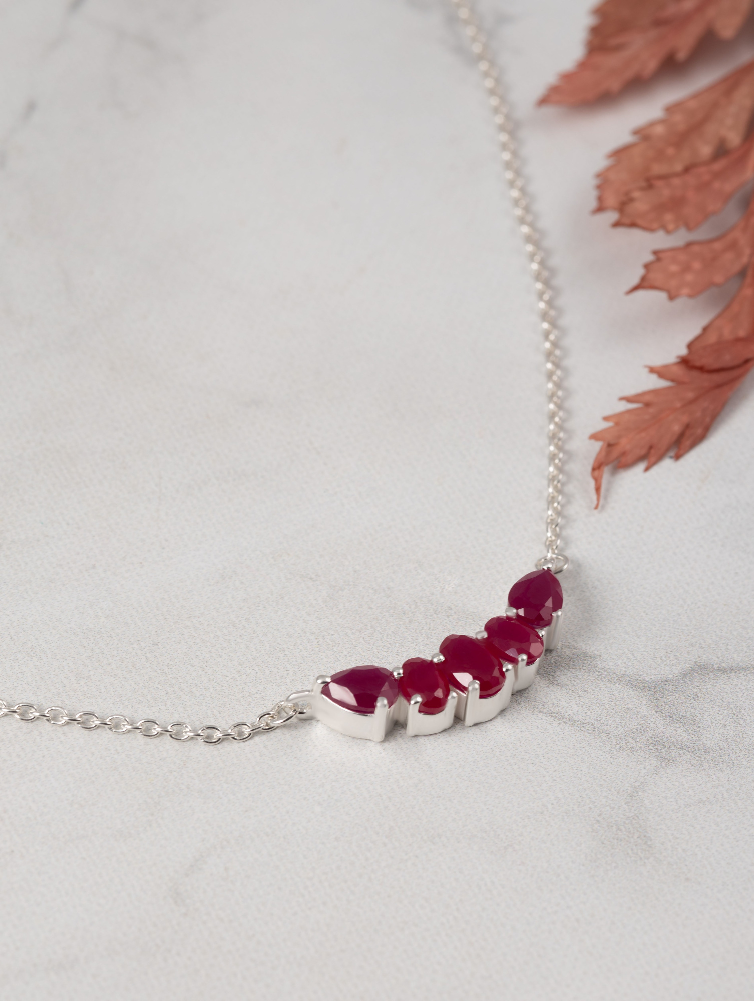 1300139 Колье (Ag 925)