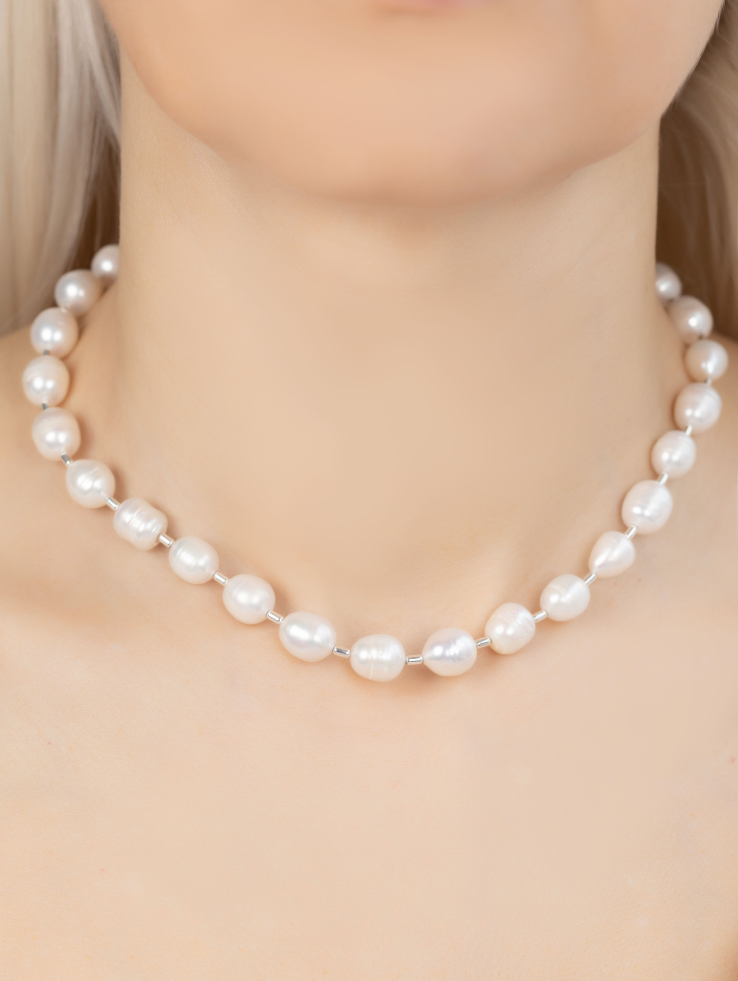 1300144 Колье (Ag 925)