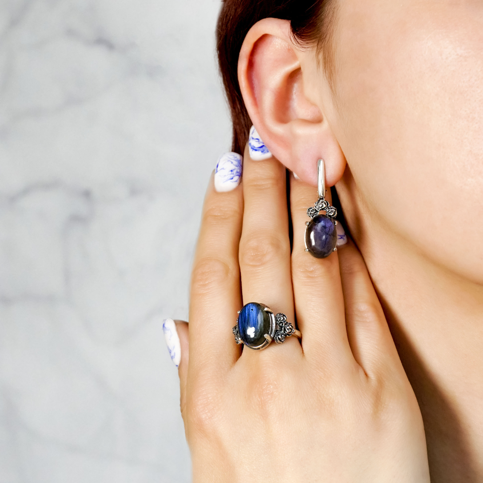 056401 Серьги (Ag 925)