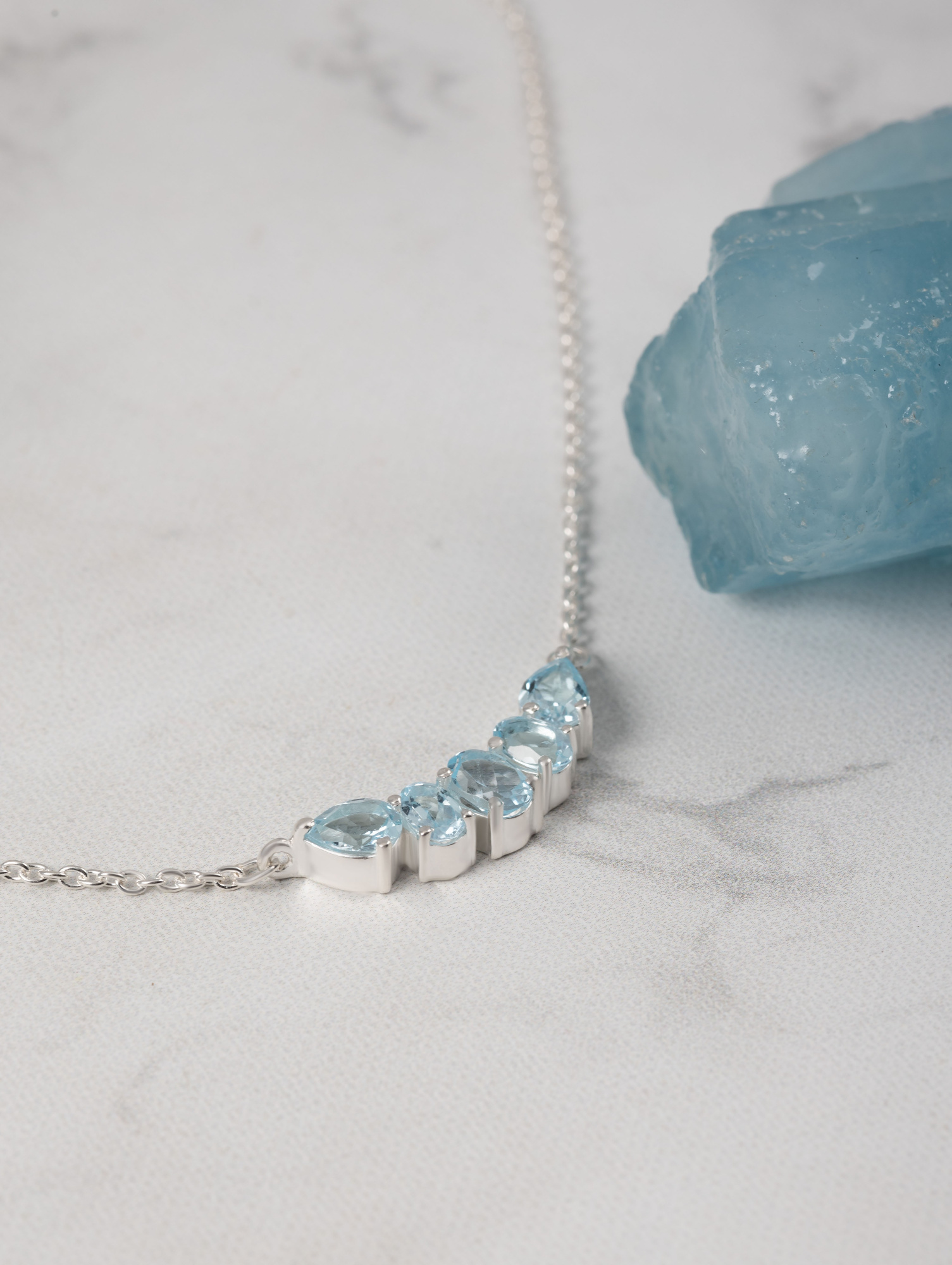 1300140 Колье (Ag 925)