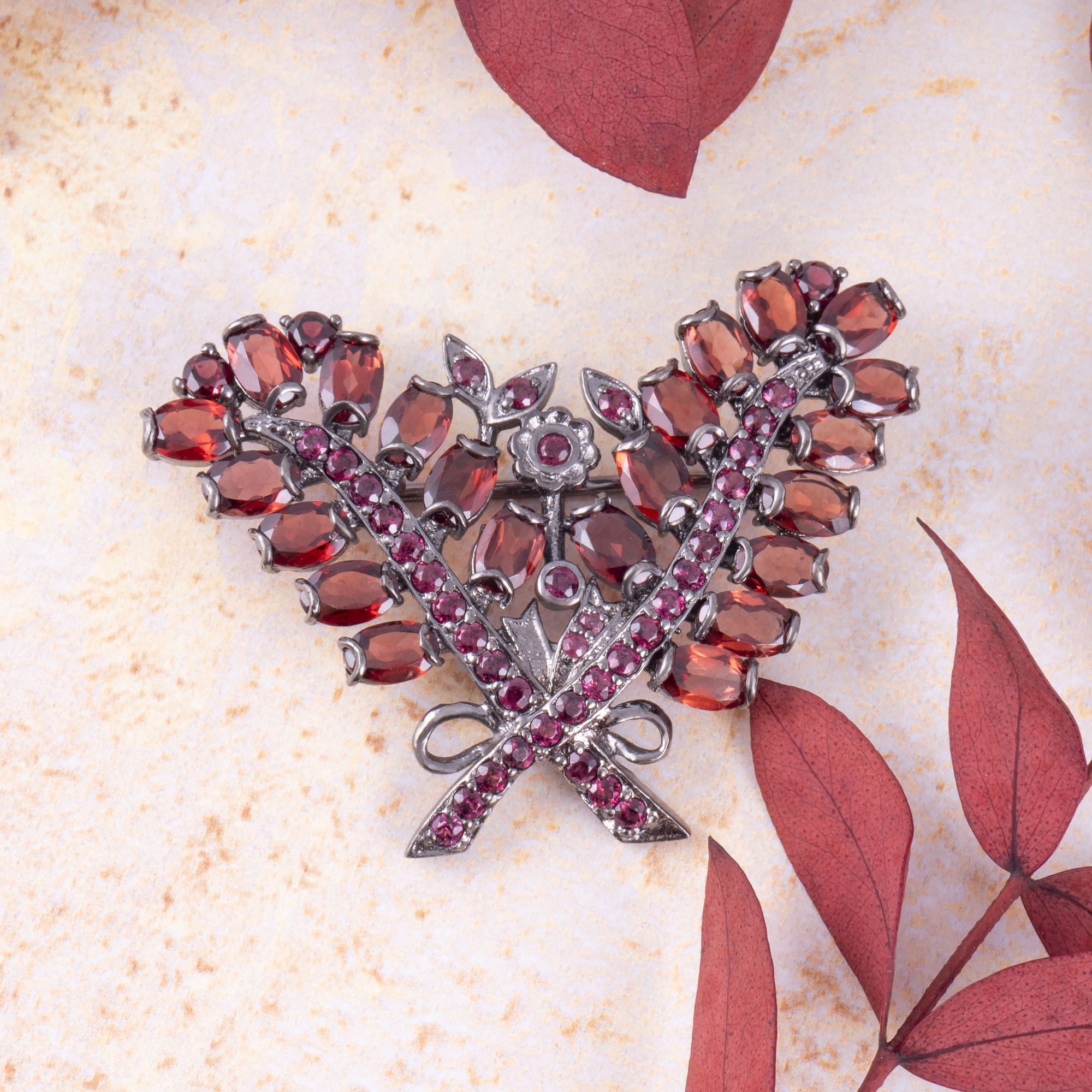 01283 Брошь (Ag 925)