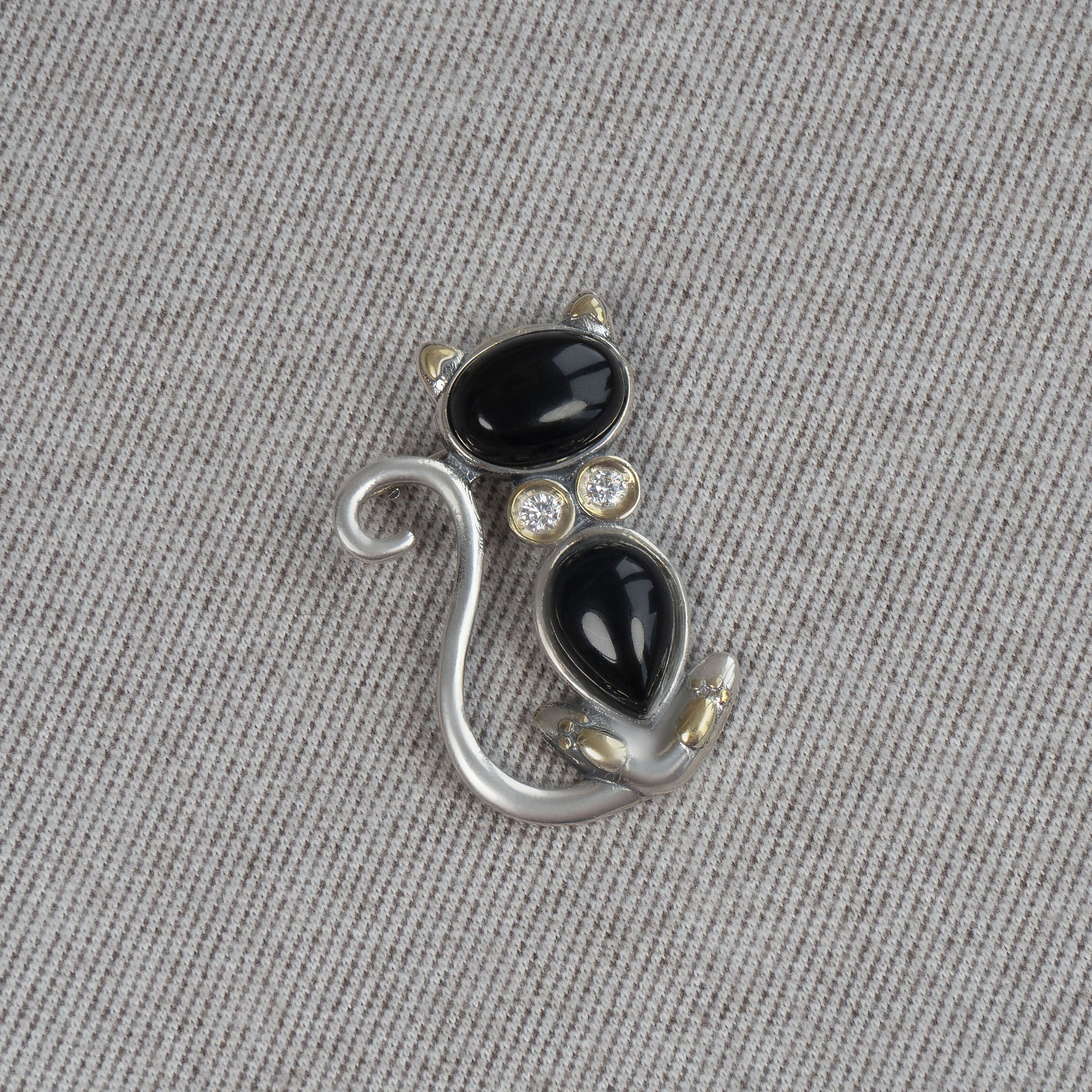 Brr1263z Агат Брошь (Ag 925)