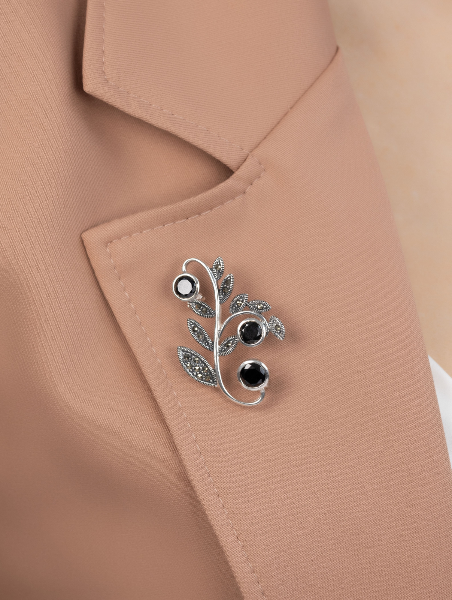 91651 Брошь (Ag 925)