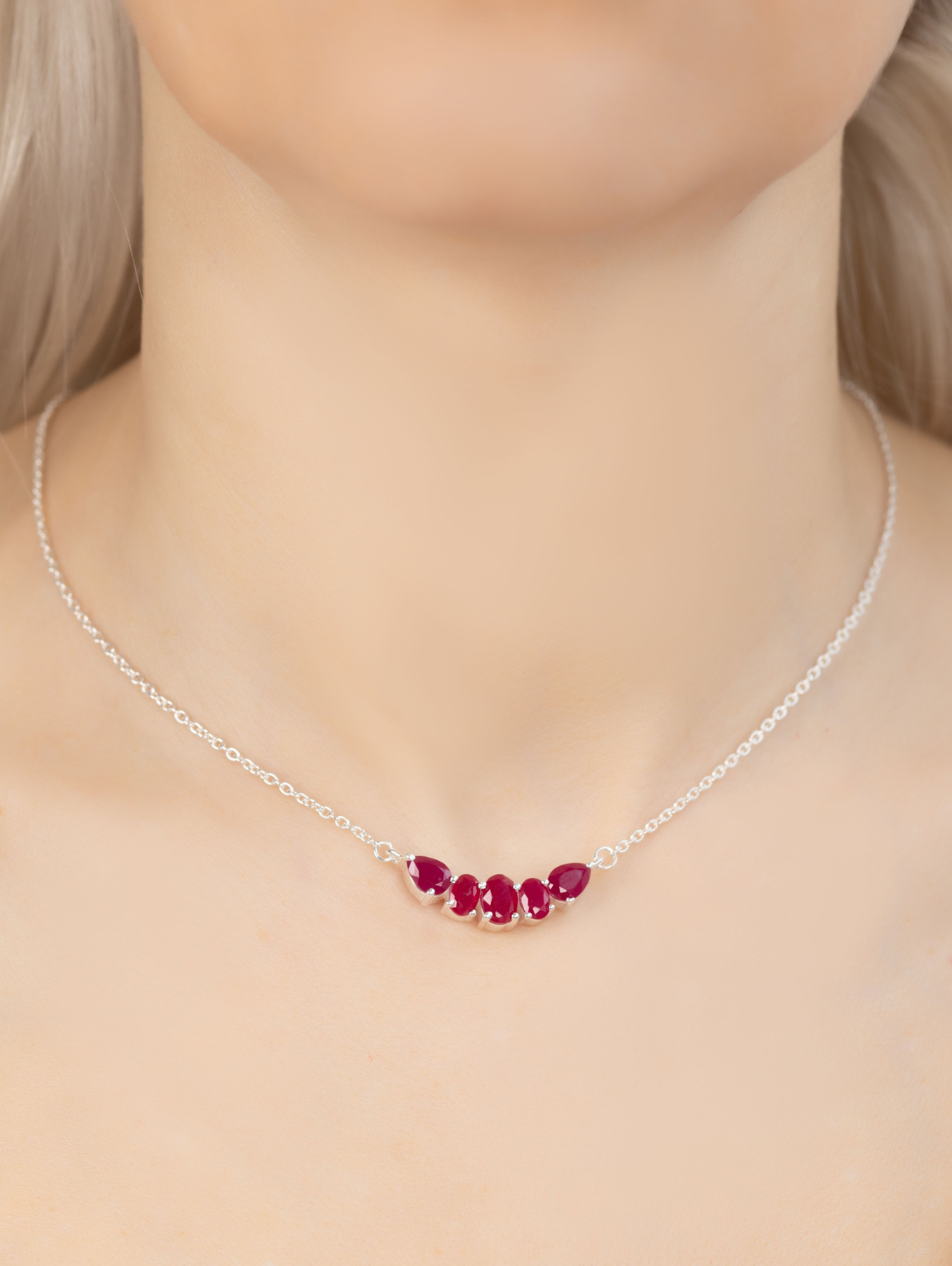 1300139 Колье (Ag 925)