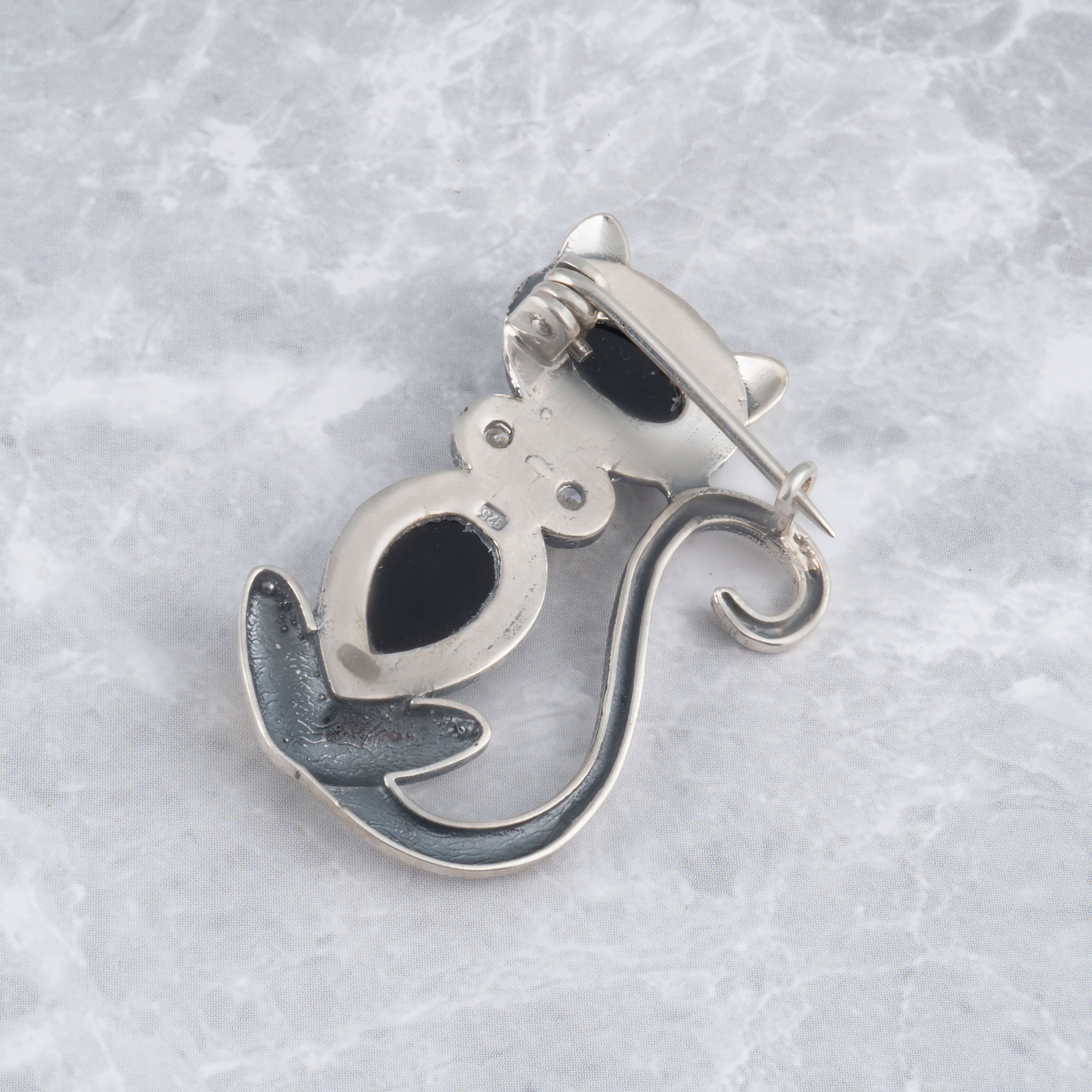 Brr1263z Агат Брошь (Ag 925)