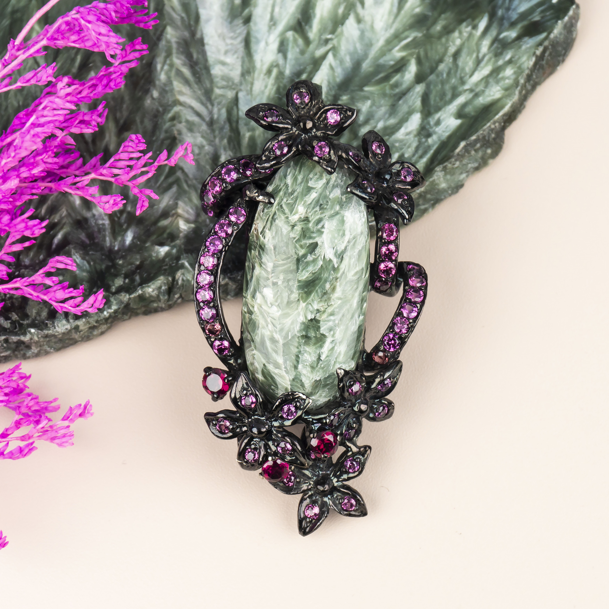 01179 Брошь-кулон (Ag 925)