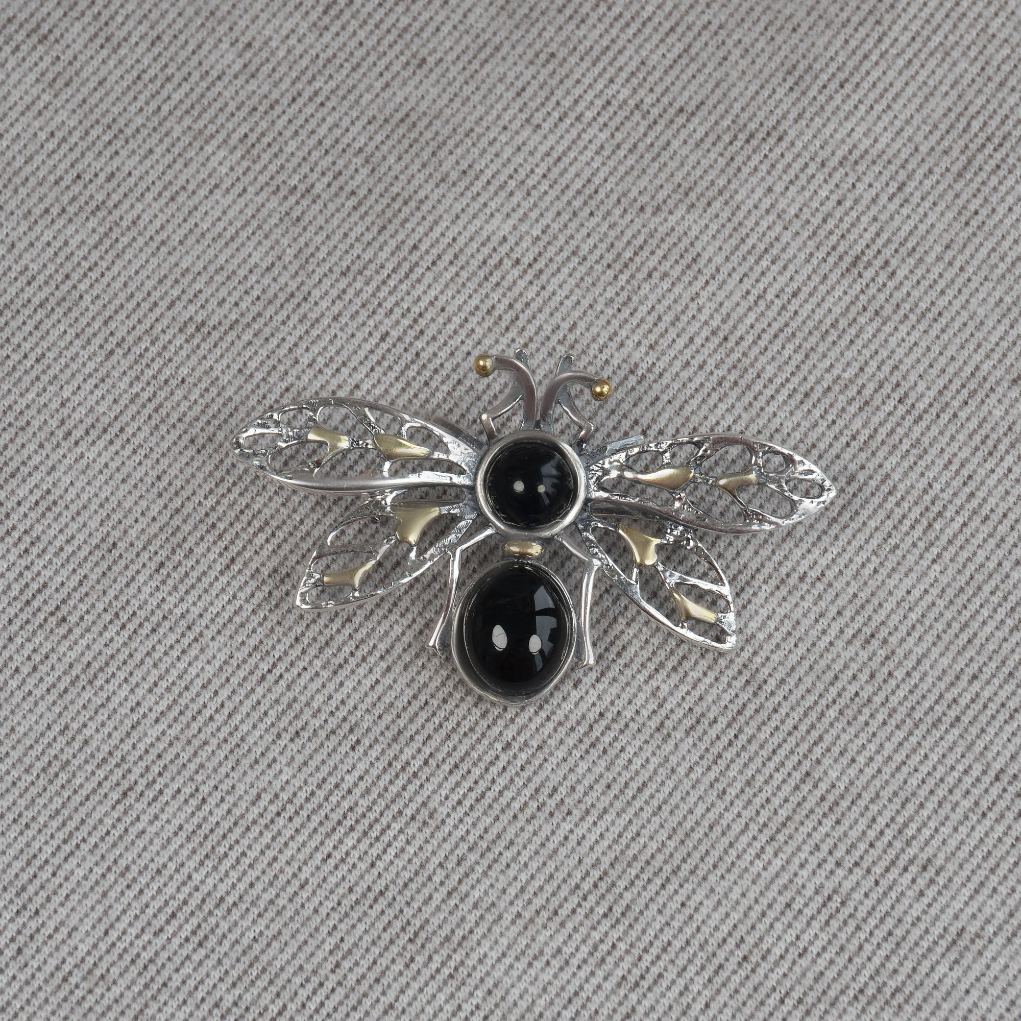 Brr1284z Агат Брошь (Ag 925)