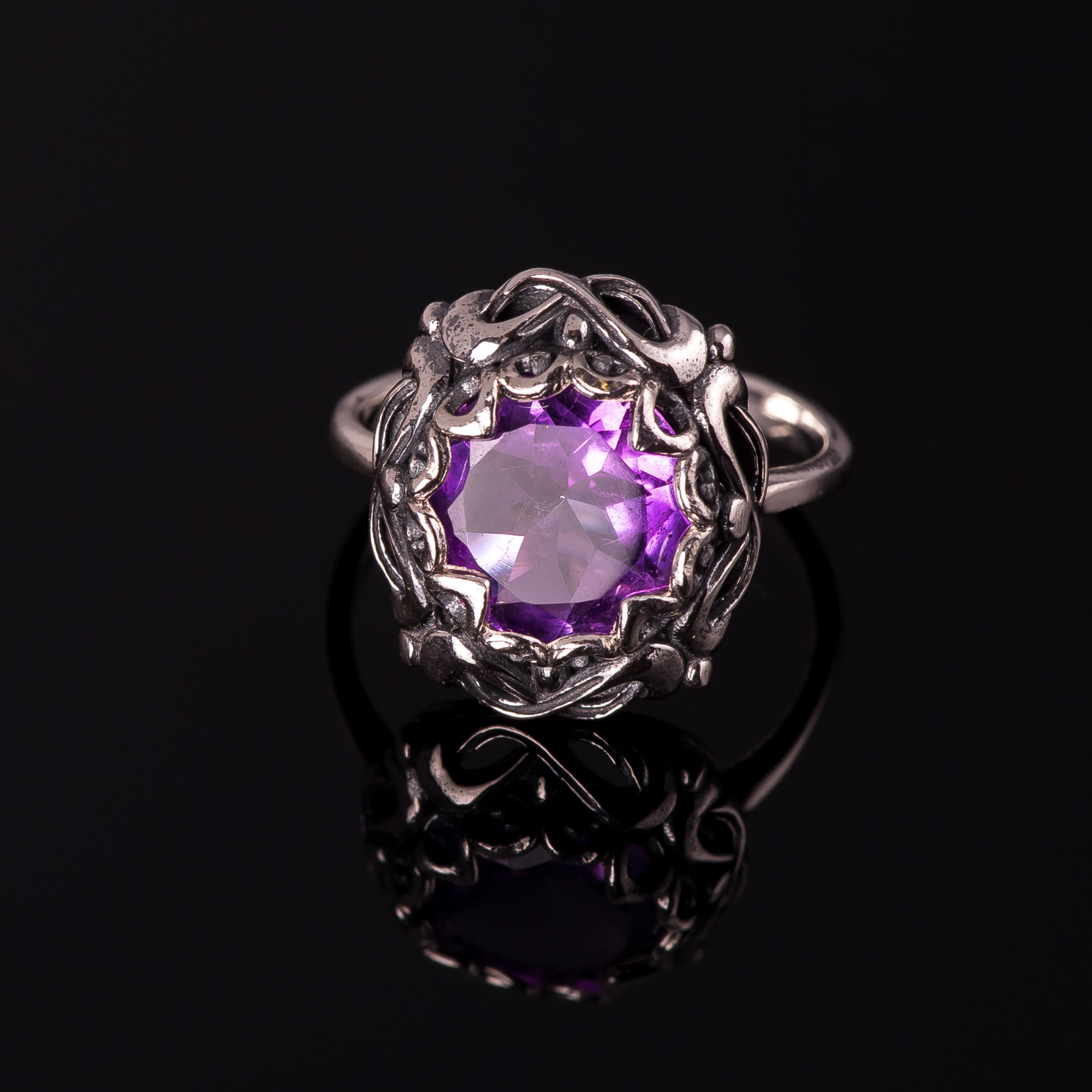 0435 ам. Кольцо (Ag 925)