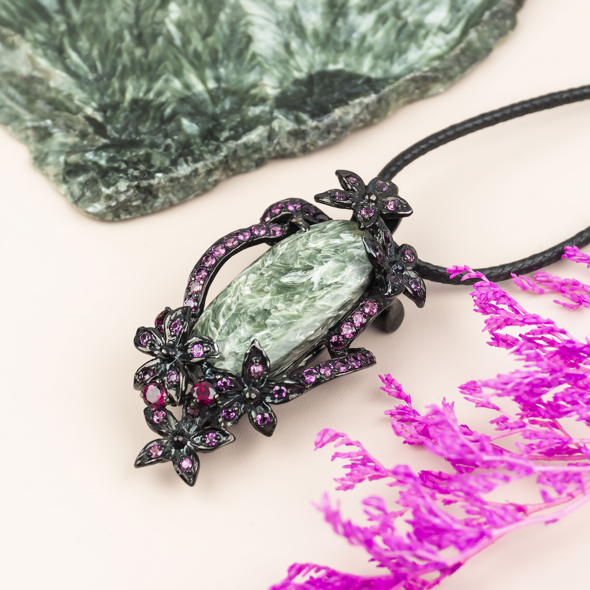 01179 Брошь-кулон (Ag 925)