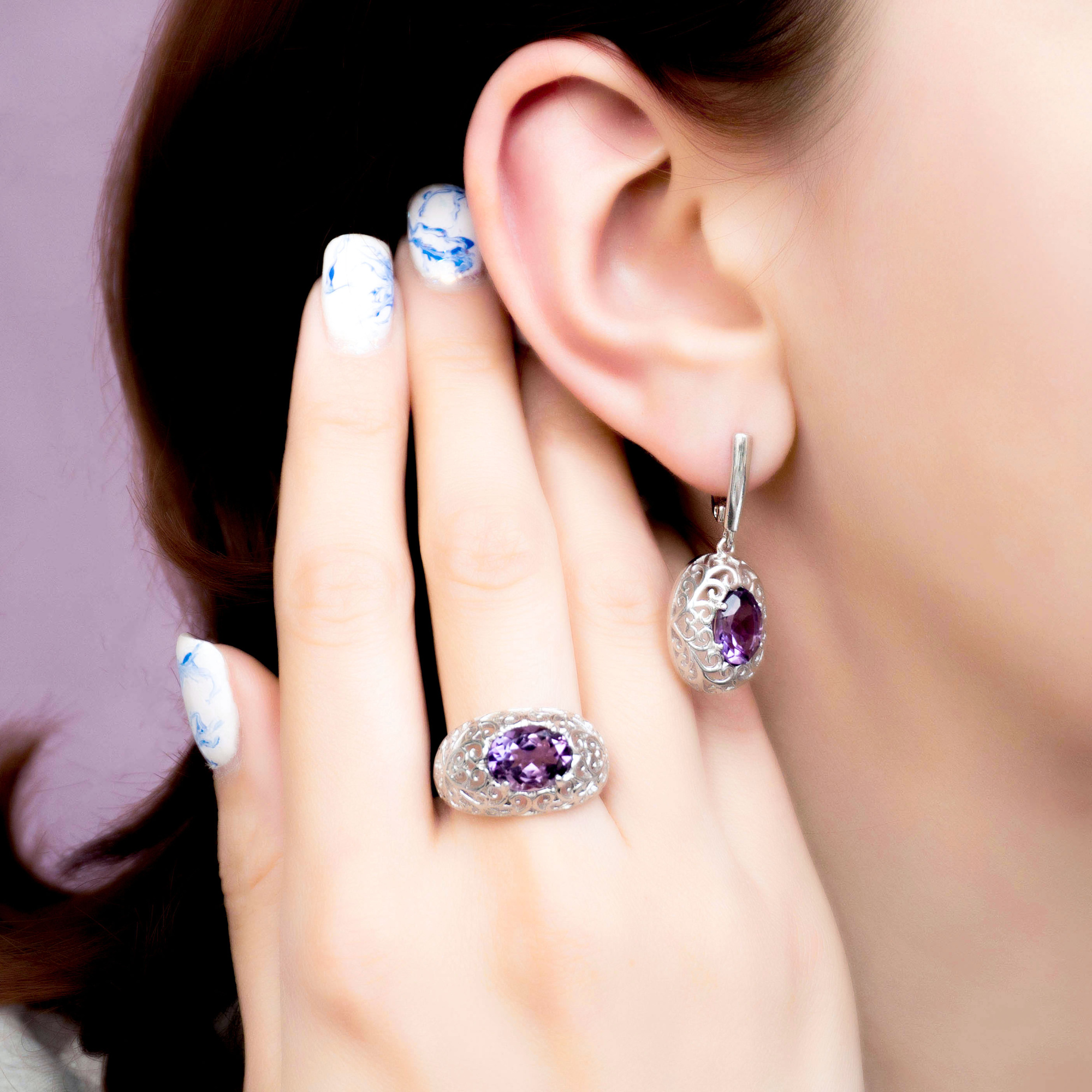 КО0219 Кольцо (Ag 925)