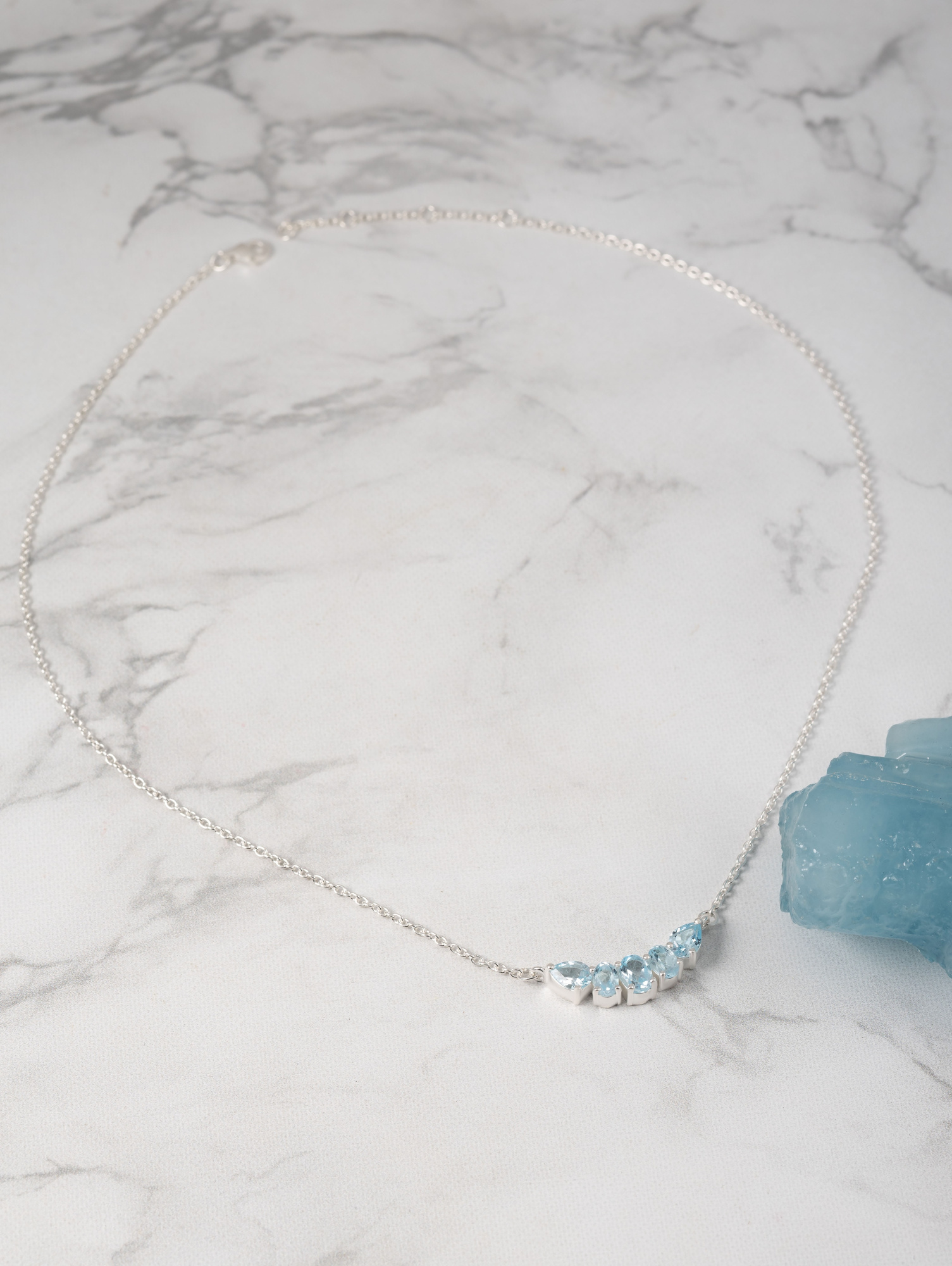 1300140 Колье (Ag 925)